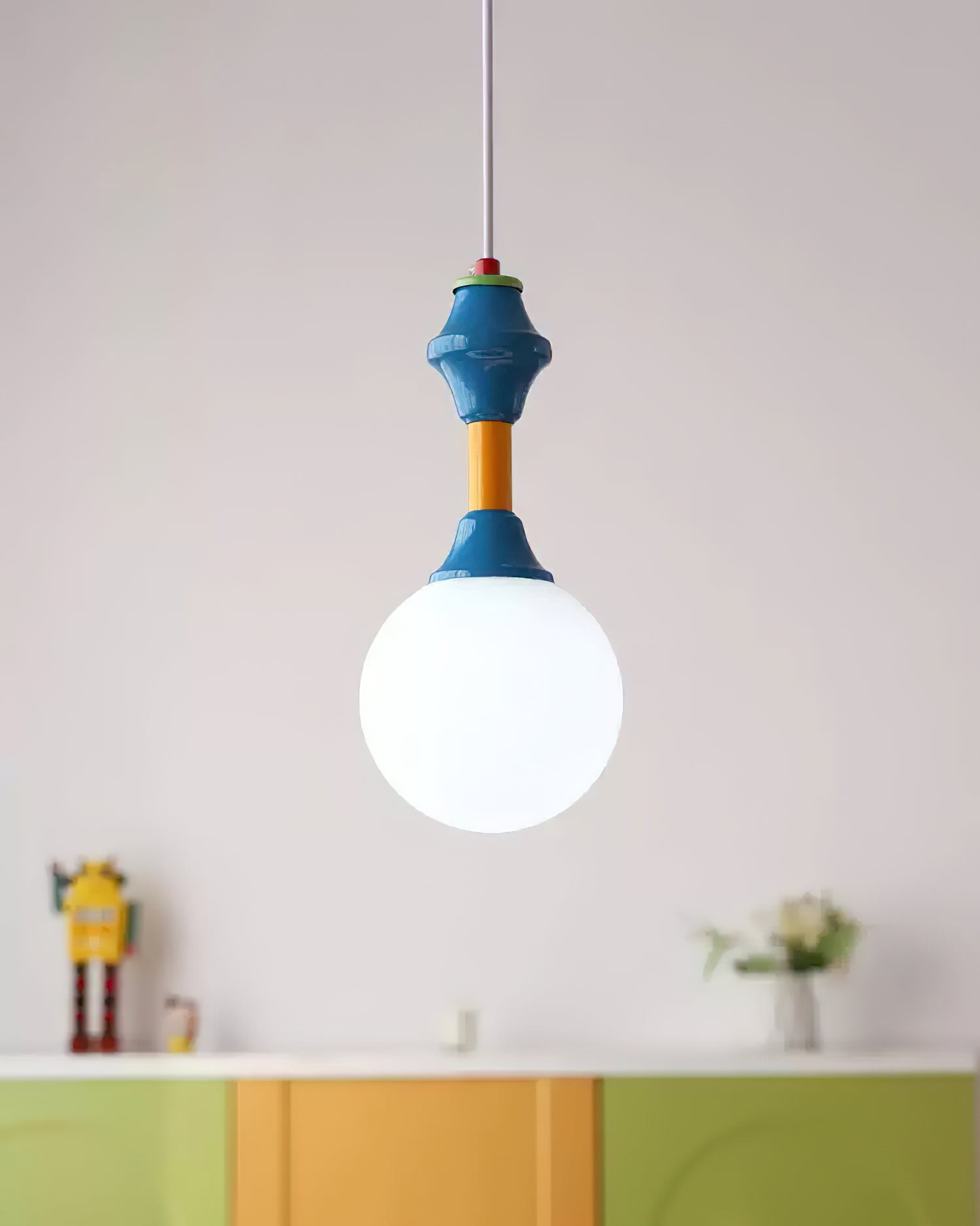 French Blue And White Atmosphere Pendant lamp K687