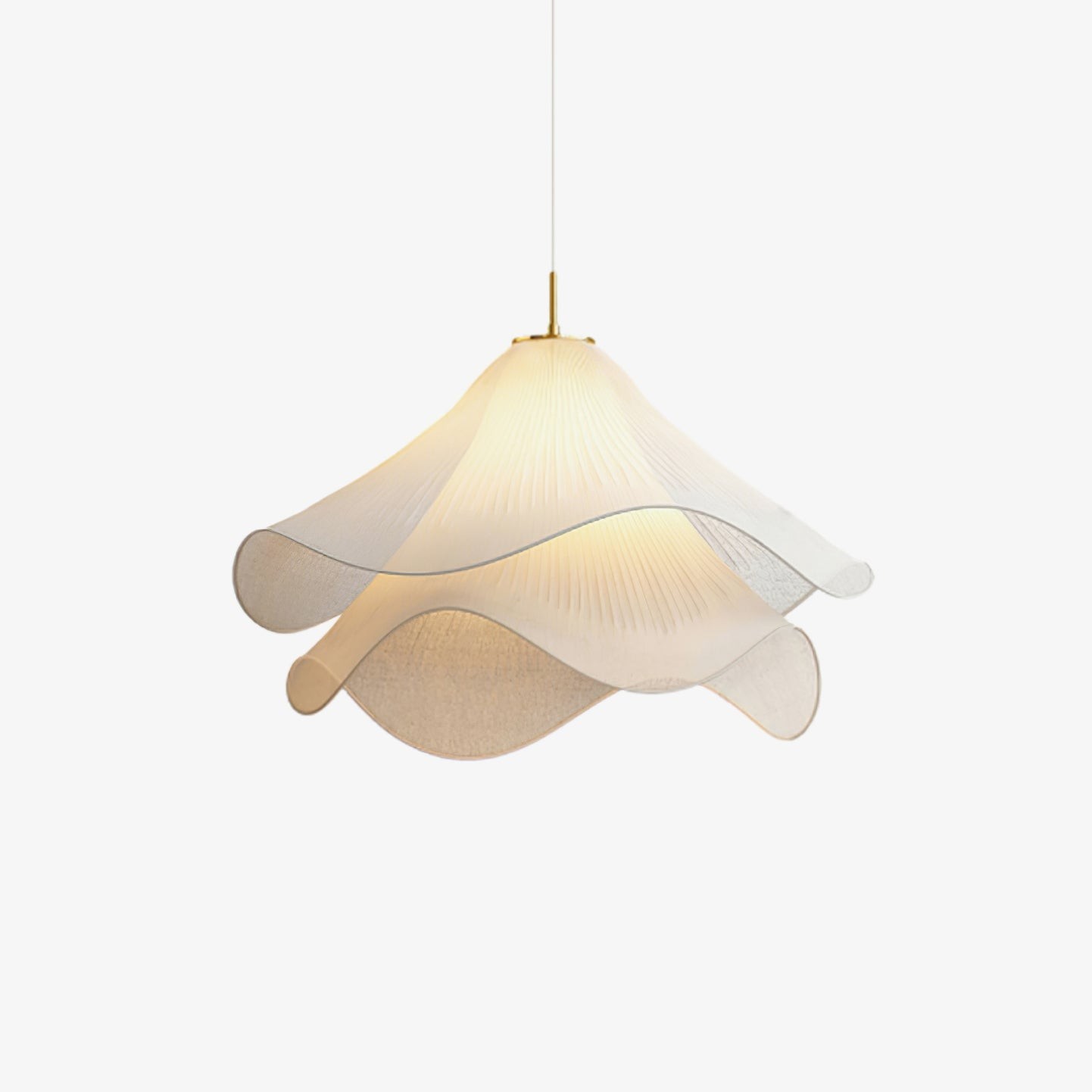 Ethereal Draped Shade Pendant Light – Modern Ambient Light for Bedrooms & Lounges K1192