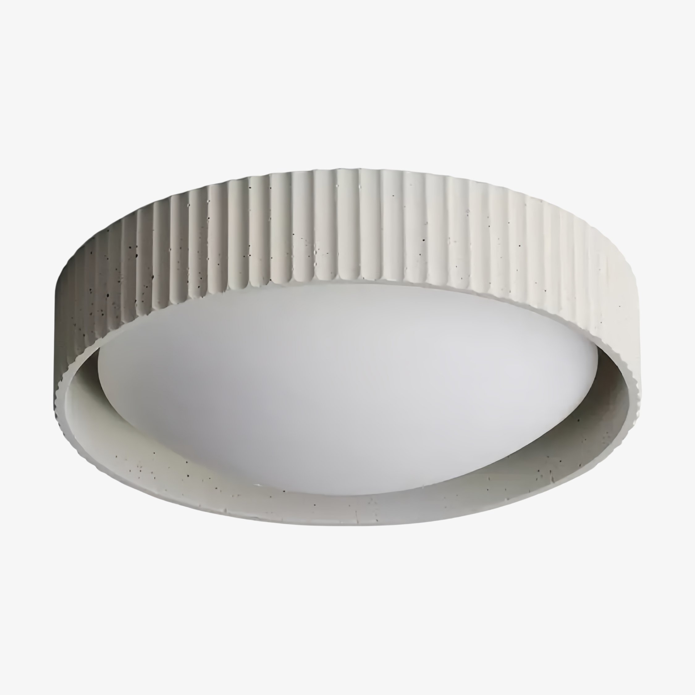 Acrion Modern Round Acrylic Flush Mount Ceiling Lamp - Minimalist Fixture for Living Room K2348