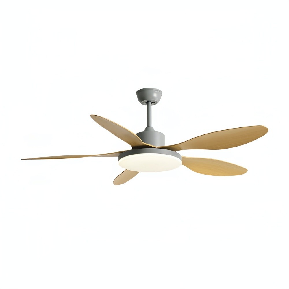 Scandinavian Led 5 Blade Ceiling Fan Light K1116