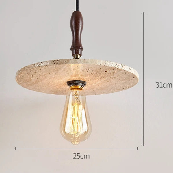 Medieval Travertine Pendant Lamp D929