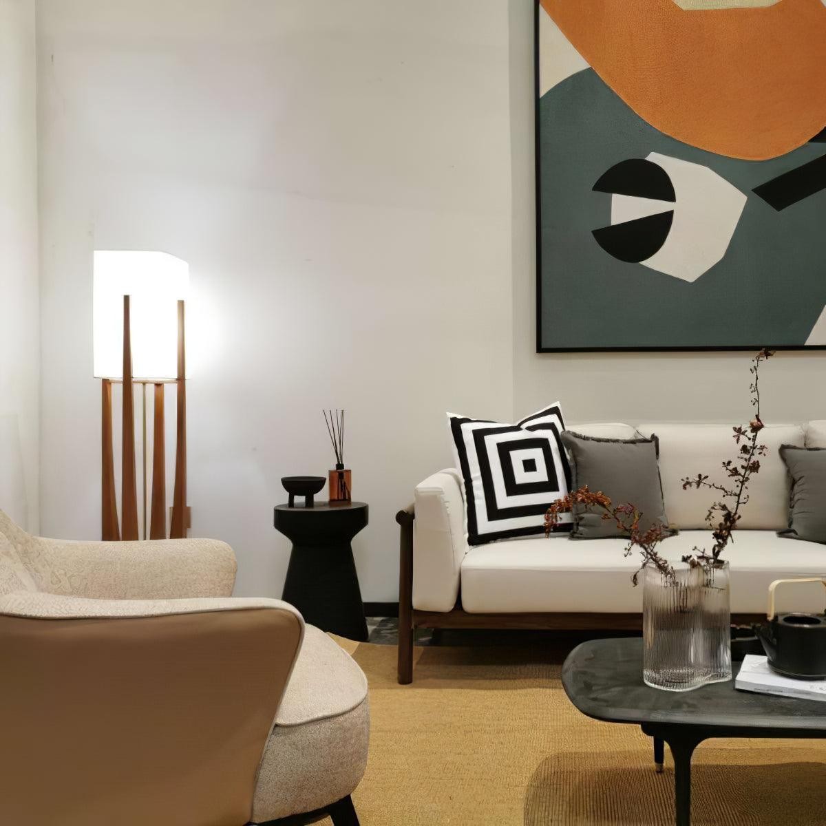 Vintage Wabi Style Floor Lamp K375