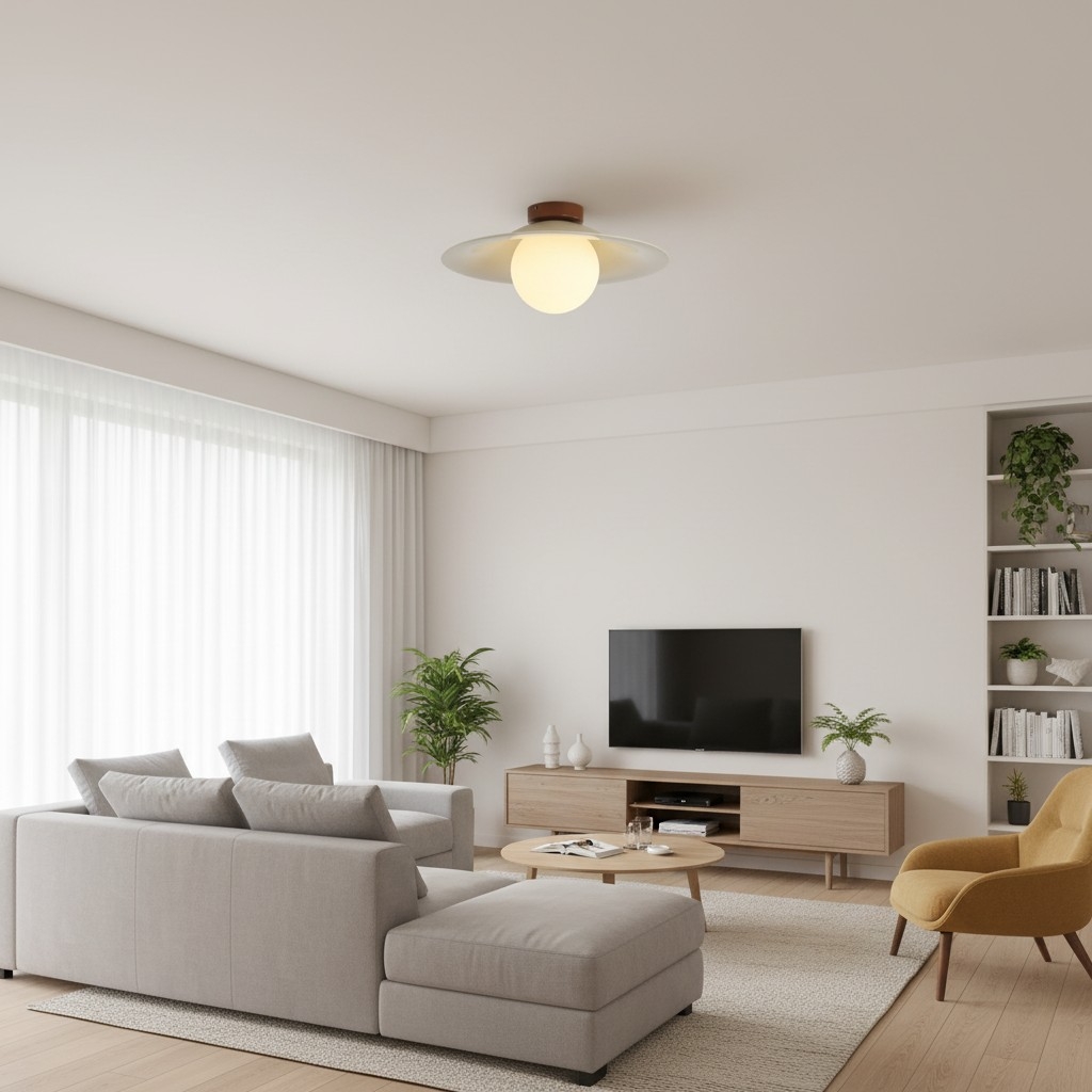 Covinare Retro Ceiling Lamp - Adjustable Color Temperature for Bedroom and Hallway K2377