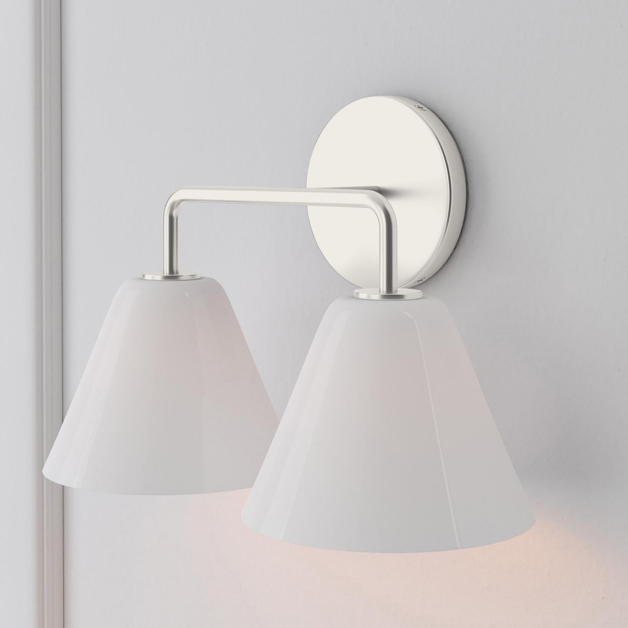 Conica Cone Wall Sconce - 1, 2, 3-Light Modern Glass Lighting K1398