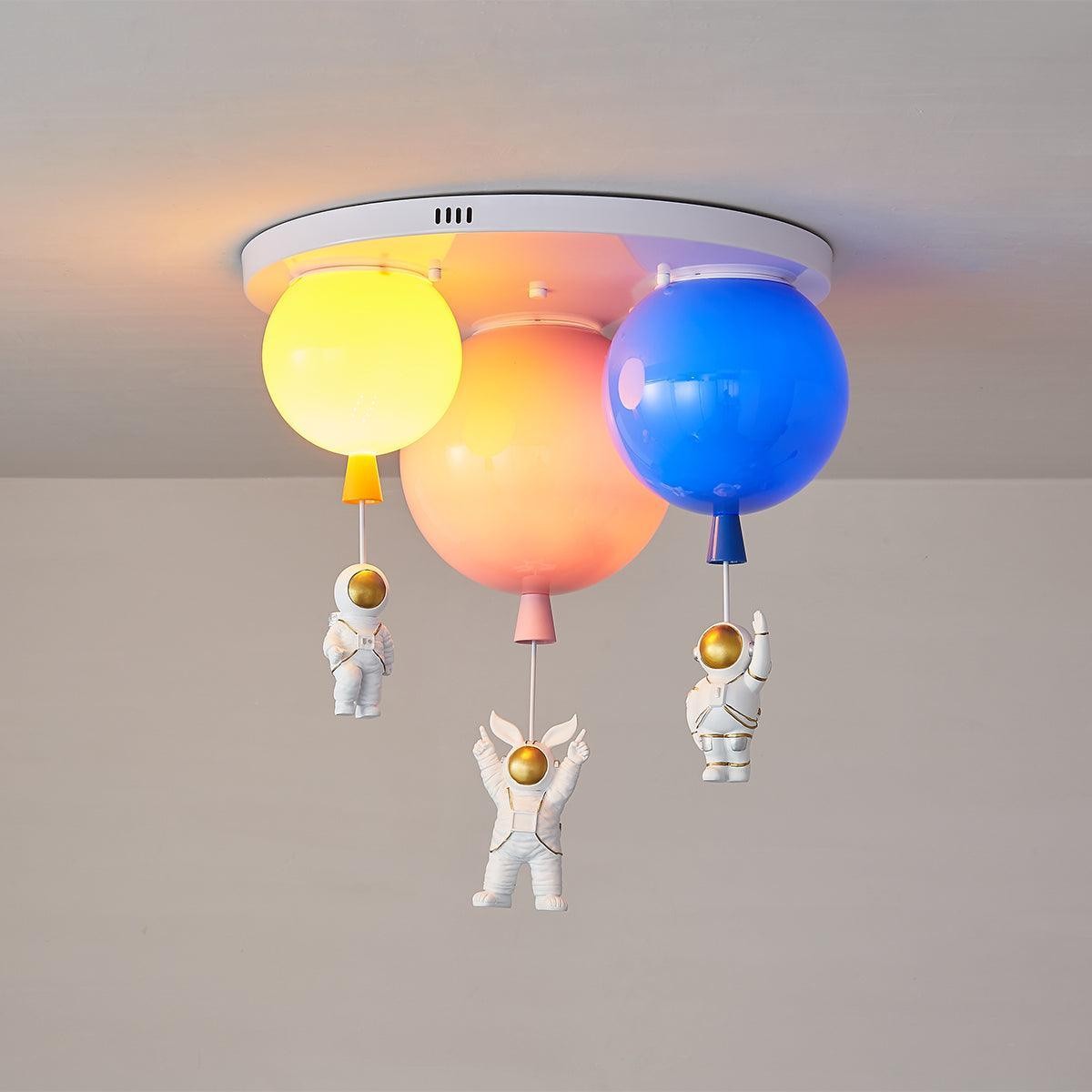 Astronaut Glossy Balloon Ceiling Lamp K244
