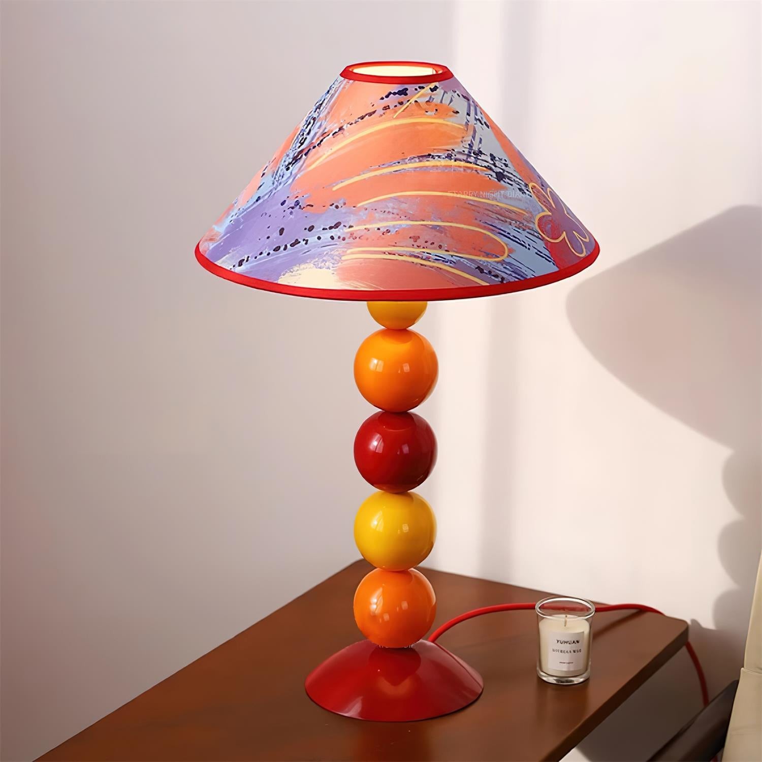 Retro Coloful Stacking Ball Table Lamp K680