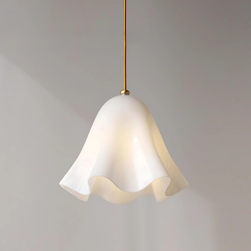 Bellina Vintage Fluted Glass Pendant Light – Mid-century Modern Fazzo  Pendant For Home Decor K897