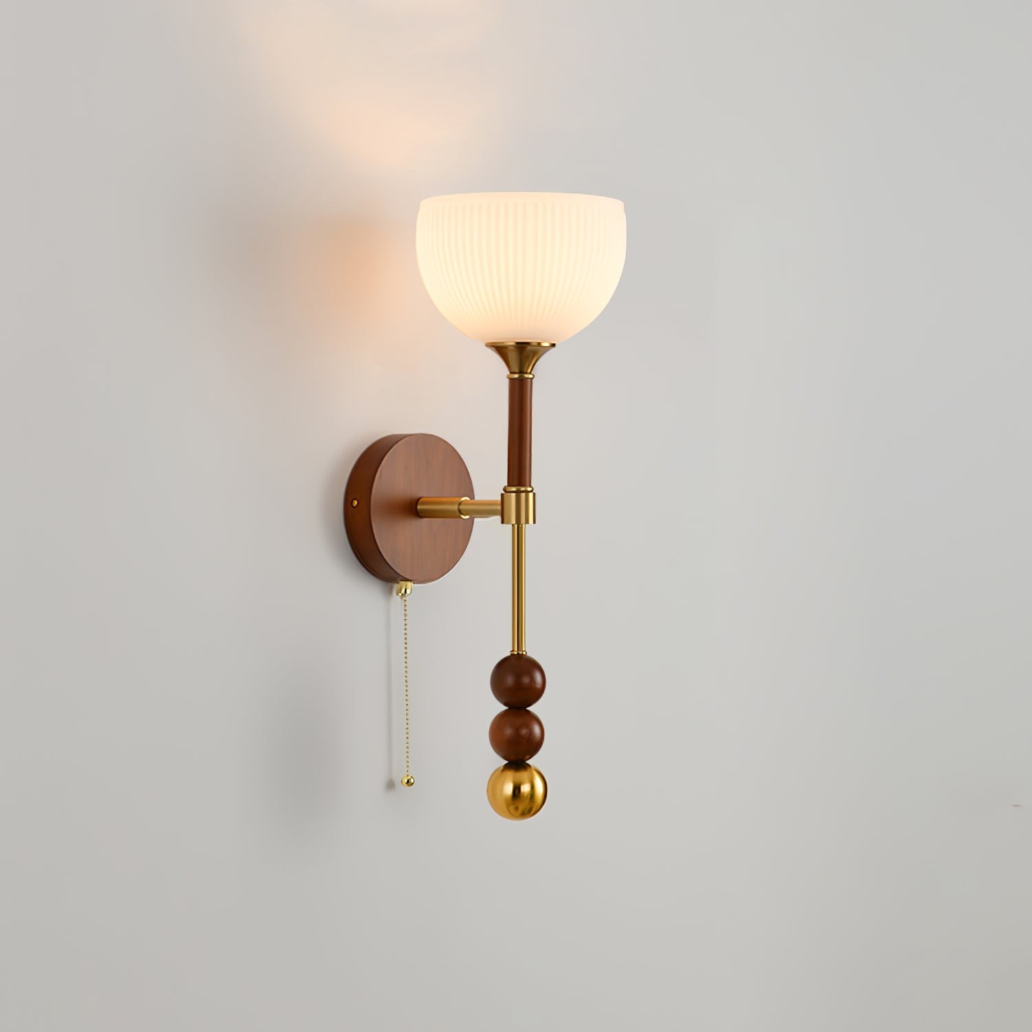 Retro Solid Wood Series Wall Lamp K638