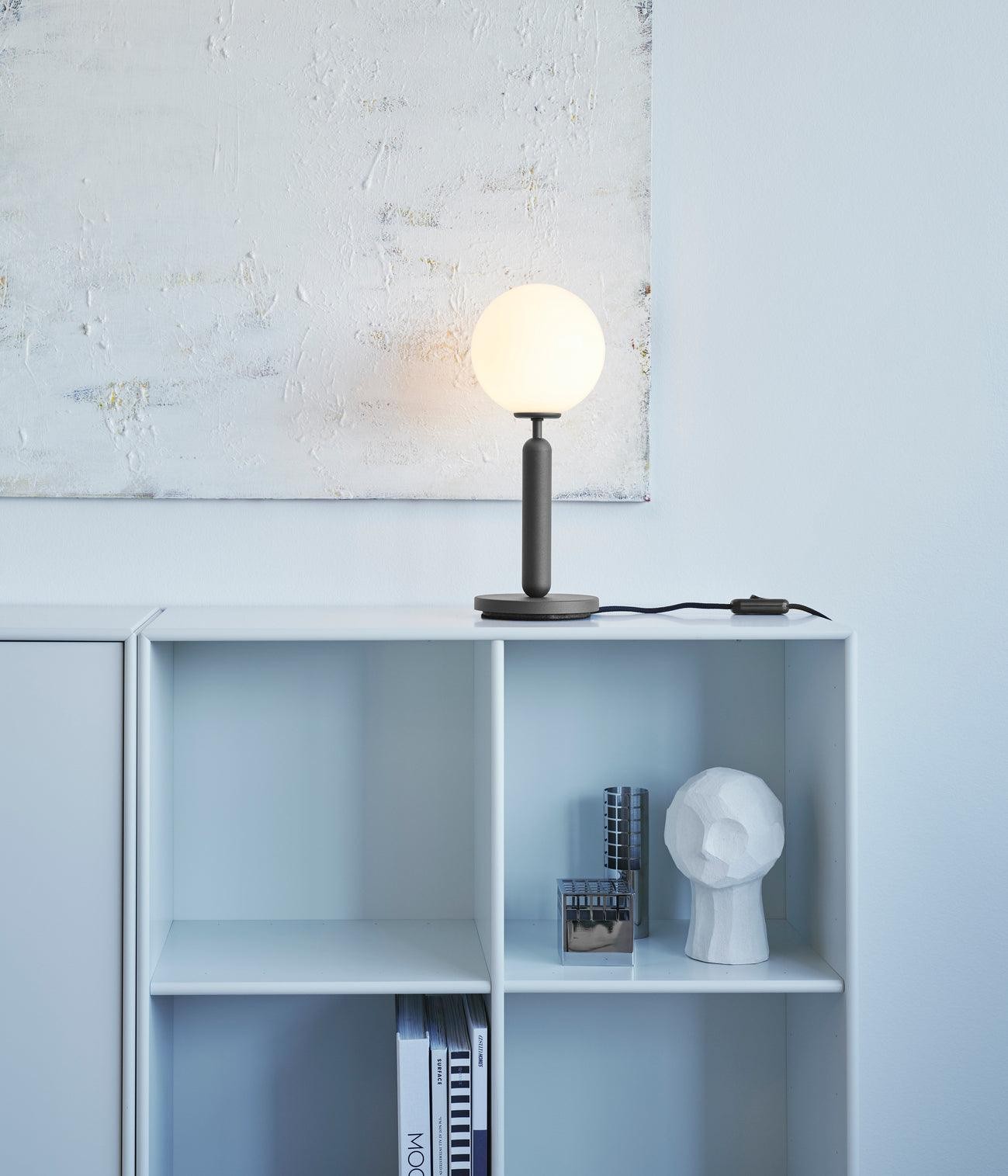 Spherical Stylish Glass Induction Table Lamp K504