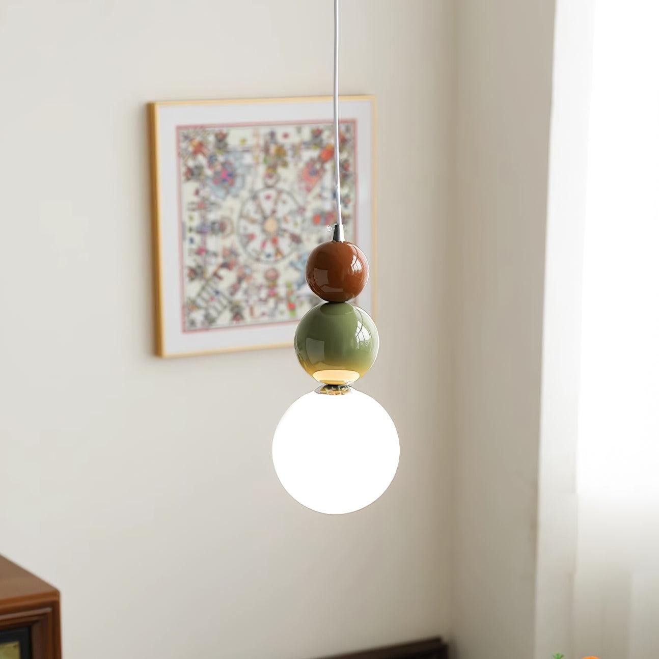 Nordic Cream Modern Simple Dot Pendant Lamp K355