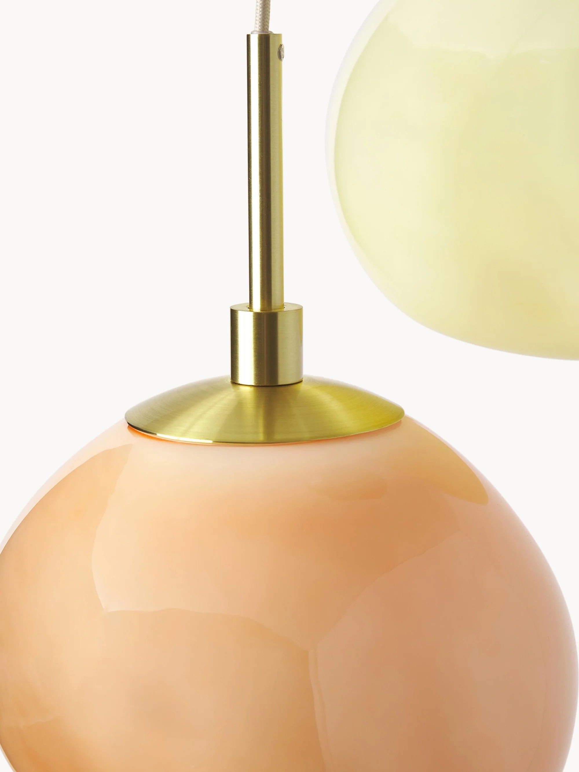 Artistic Multi-Color Glass Pendant – Minimalist Hanging Light for Living Room K1429