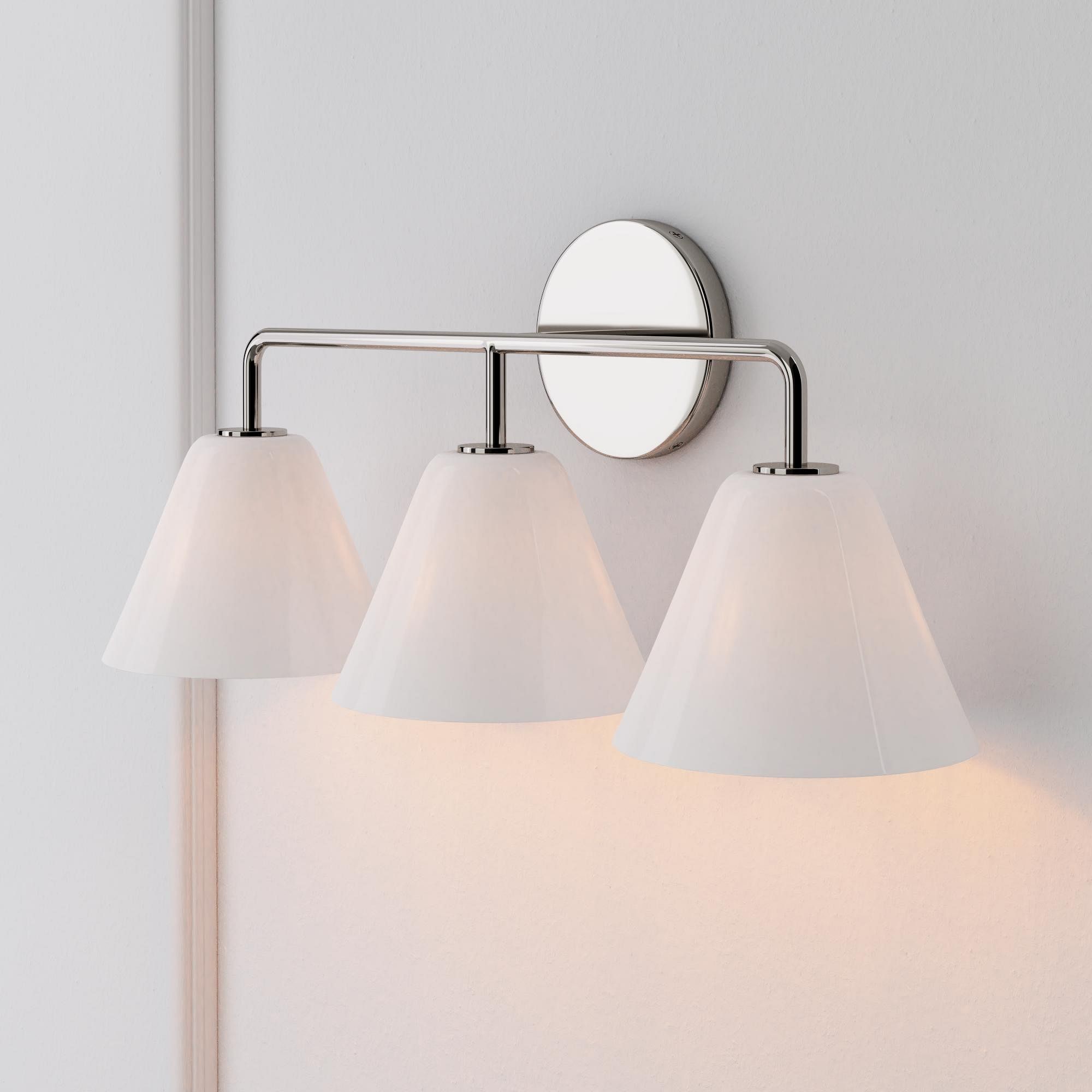 Conica Cone Wall Sconce - 1, 2, 3-Light Modern Glass Lighting K1398
