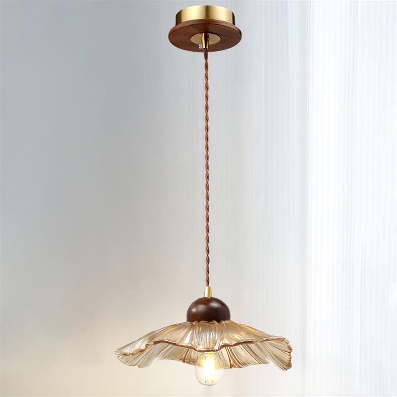 Scalloped Floral Pendant Lamp K1081