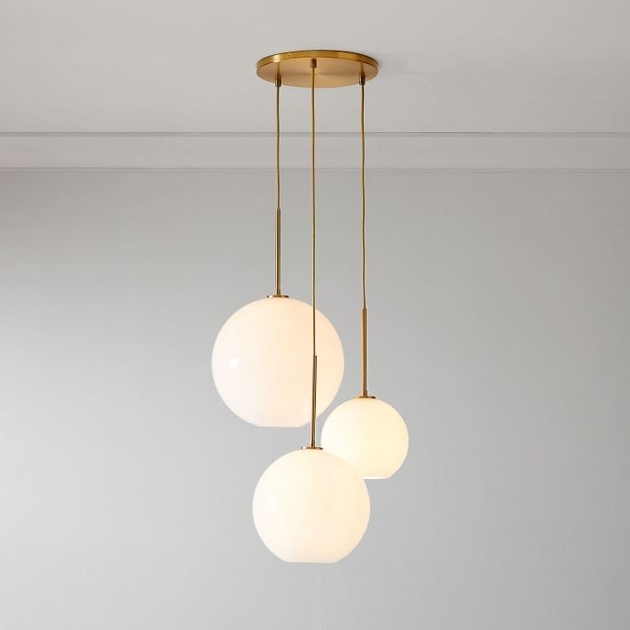 Selvion Minimalist Crystal Chandelier - Handcrafted Glass Sculptural Lighting Fixture K1220