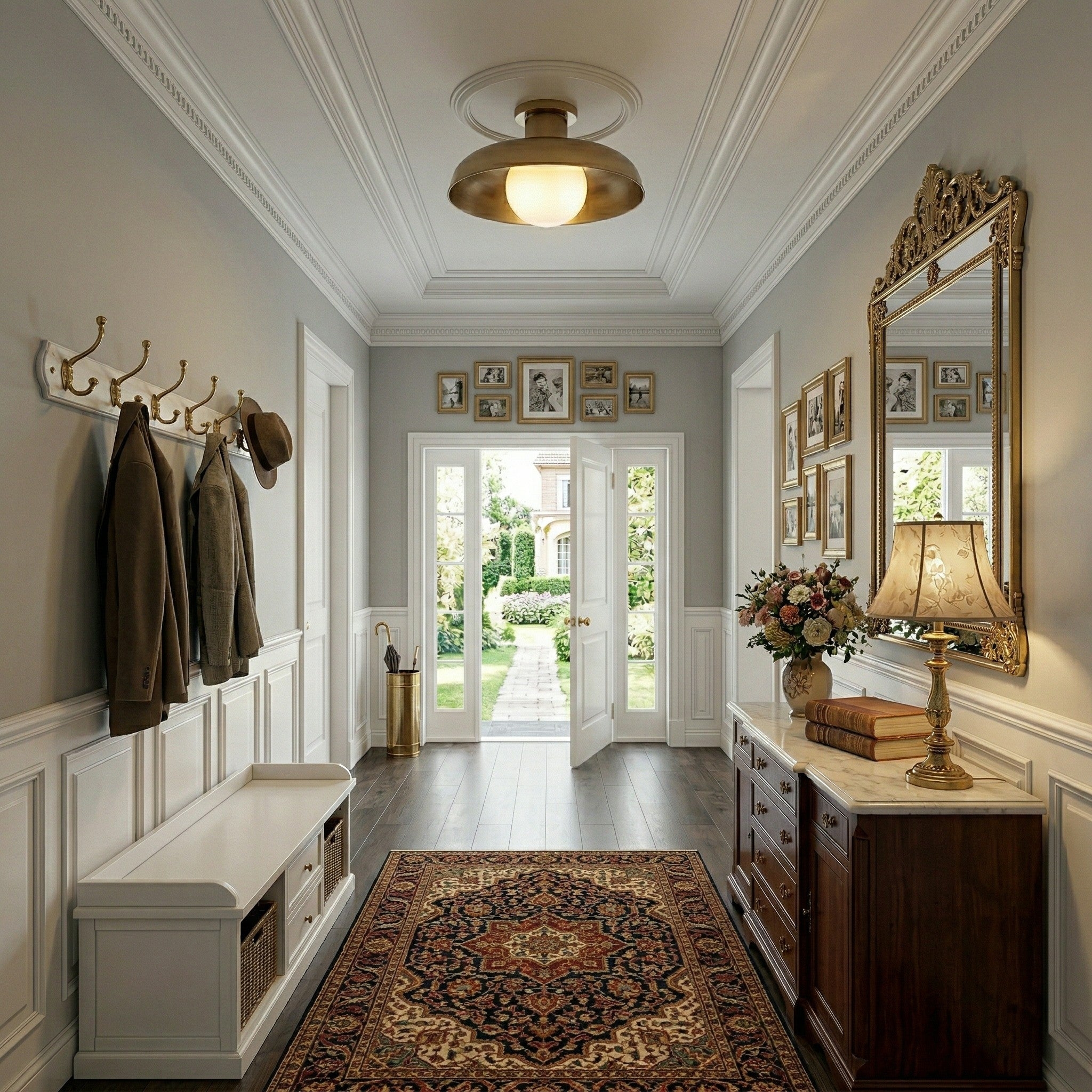Cadence Semi Flush Ceiling Lamp D622