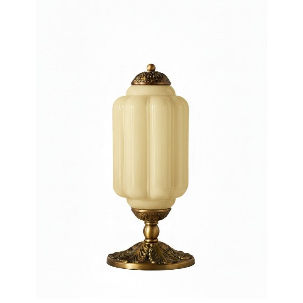 Classic Eloise Glass Table Lamp – Vintage Bedside and Ambient Lighting K885