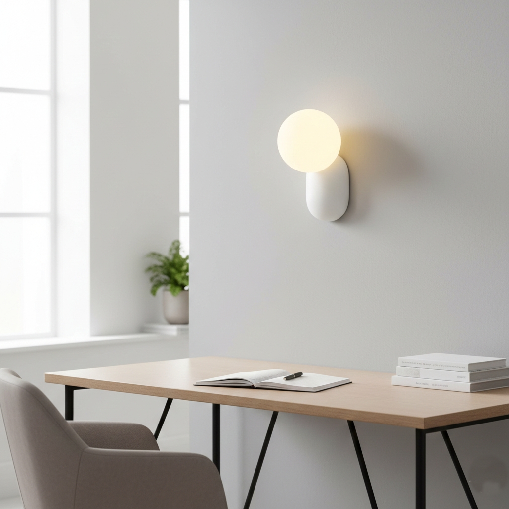 Luma Nordic Glass Orb Wall Light D784