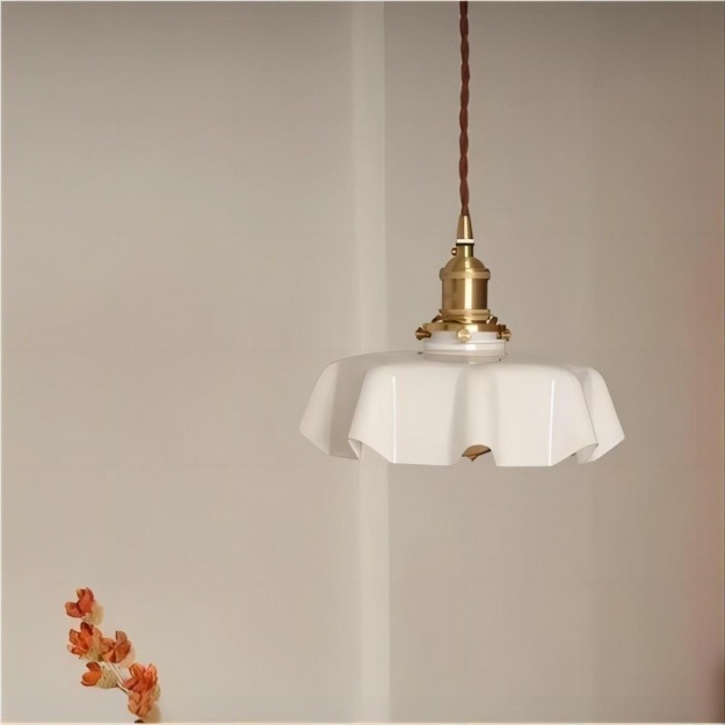 Retro Draped Flower Pendant Lamp K133