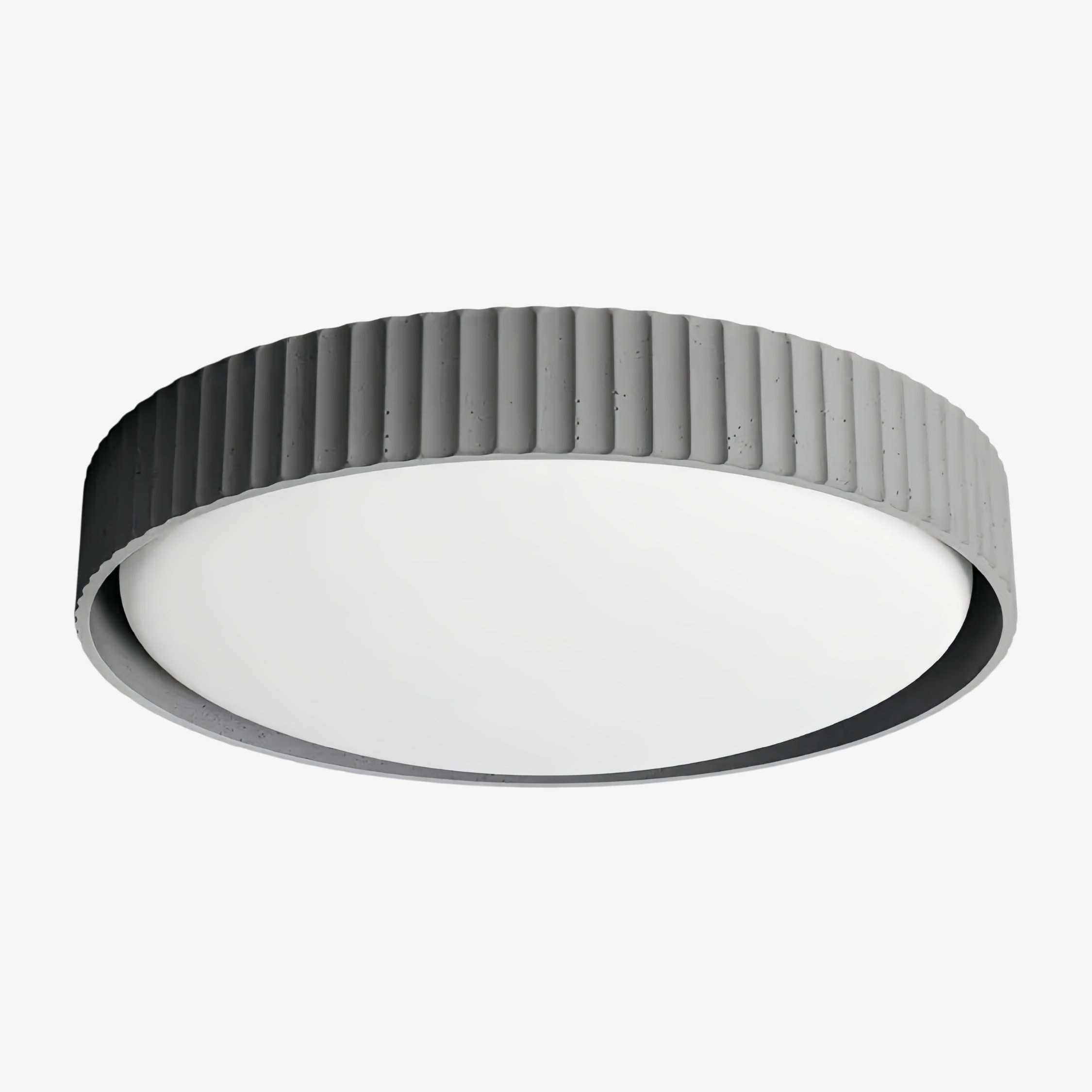 Acrion Modern Round Acrylic Flush Mount Ceiling Lamp - Minimalist Fixture for Living Room K2348