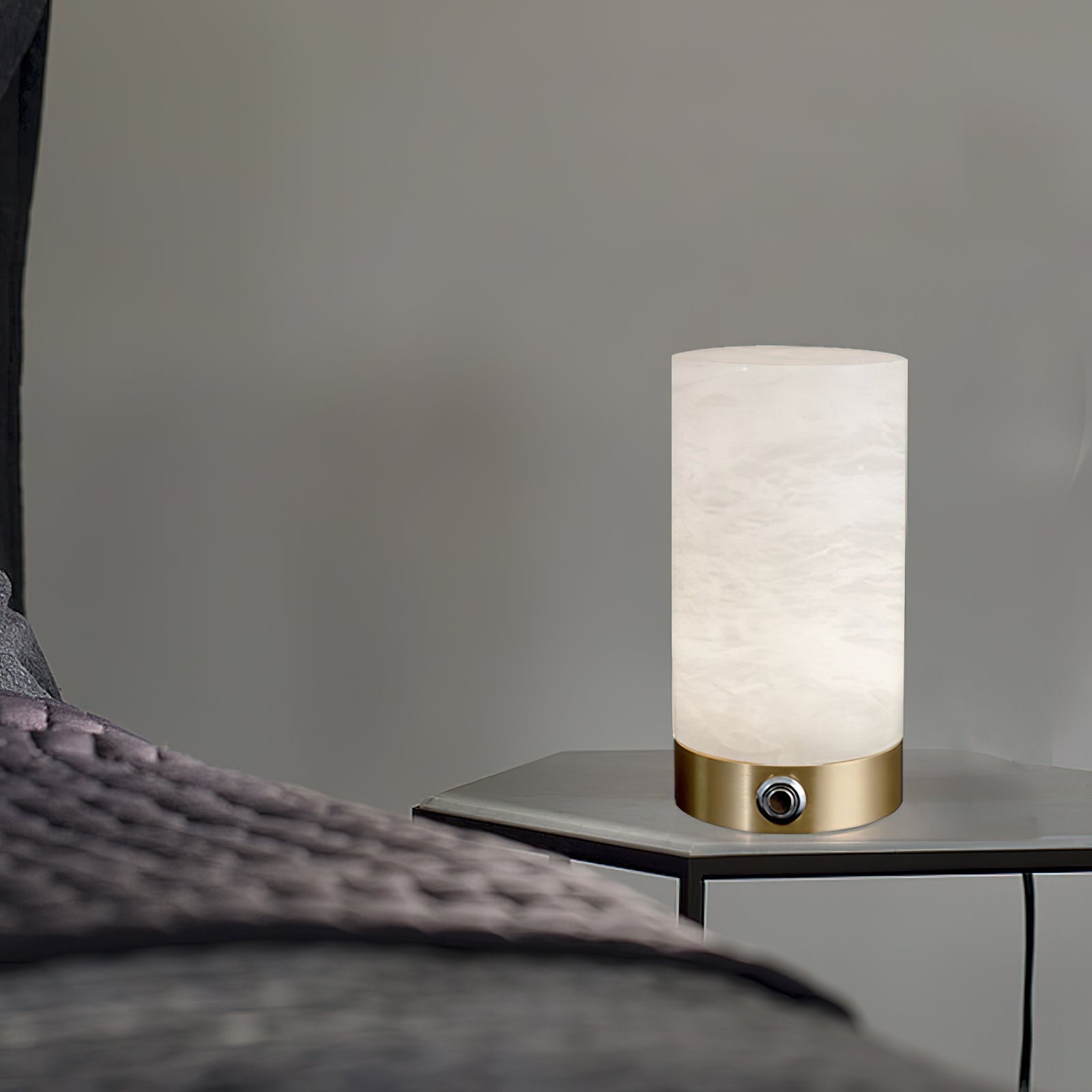 Totem Alabaster Table Lamp (built-in battery) D499
