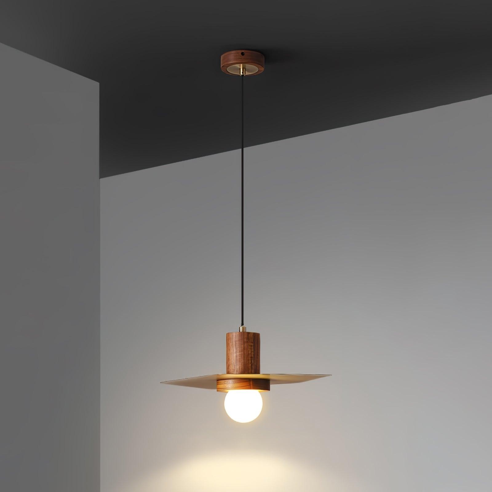 Walnut Copper Jupiter Pendant Lamp K833