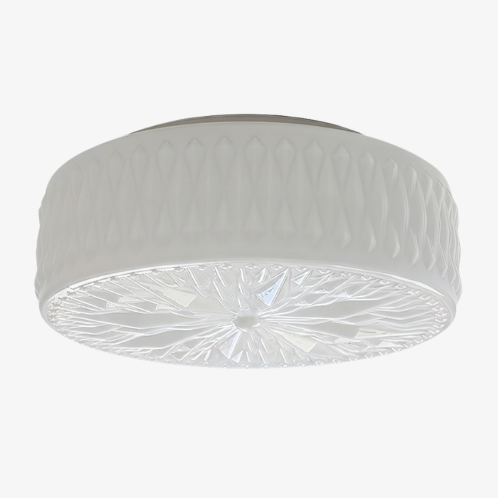 Mistaro Minimal Glass Ceiling Lamp - Flush Mount Design for Living Room and Bedroom K2281