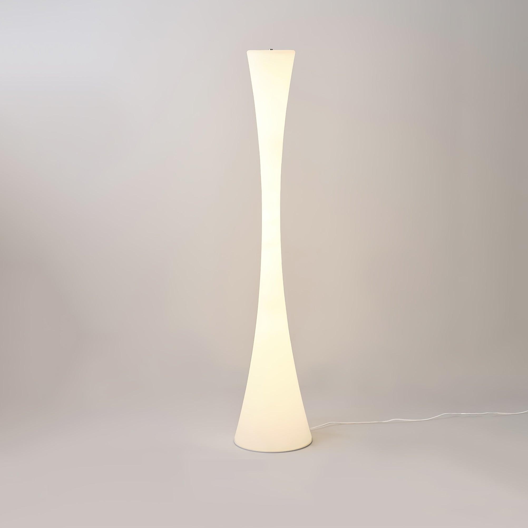 Romantic Simple White Column Floor Lamp K819