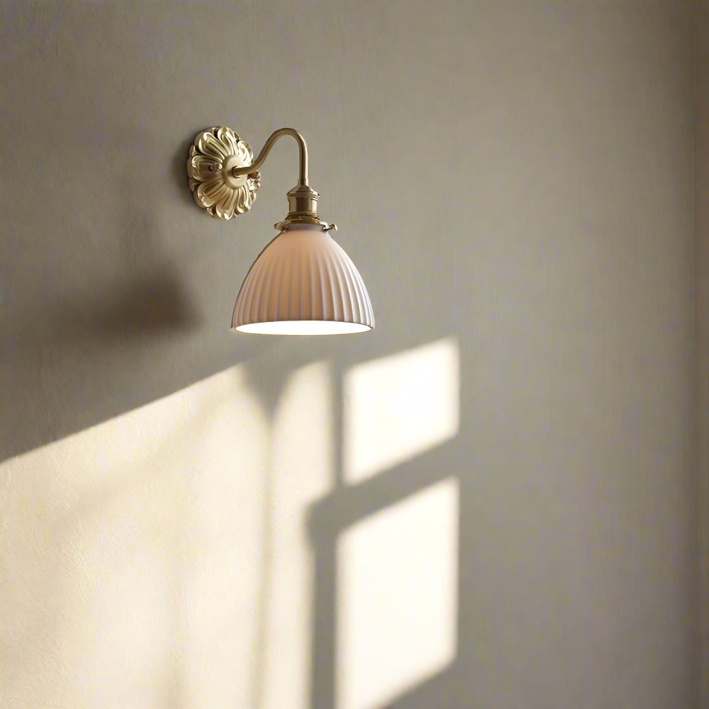 Brass Ceramic Wall Light K1557