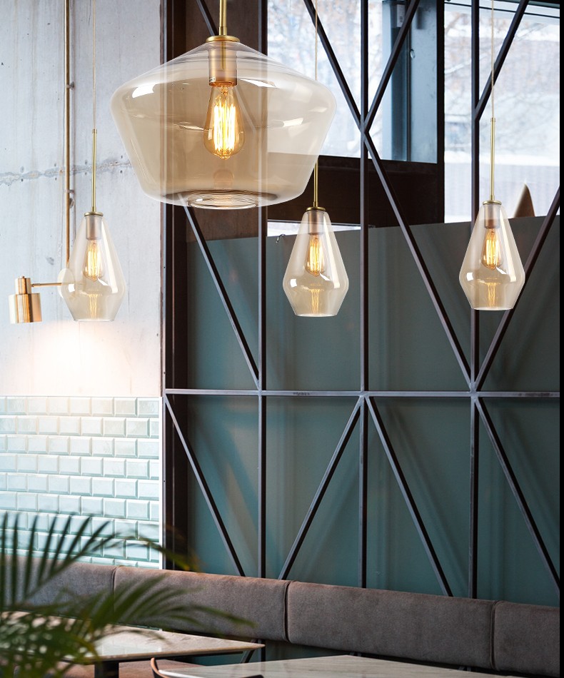 Modern Simple Glass Pendant