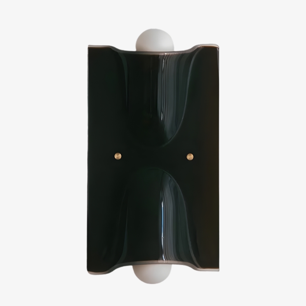 Colorful Curved Wall Sconce - Decorative Lighting for Living Room and Entryway K2342