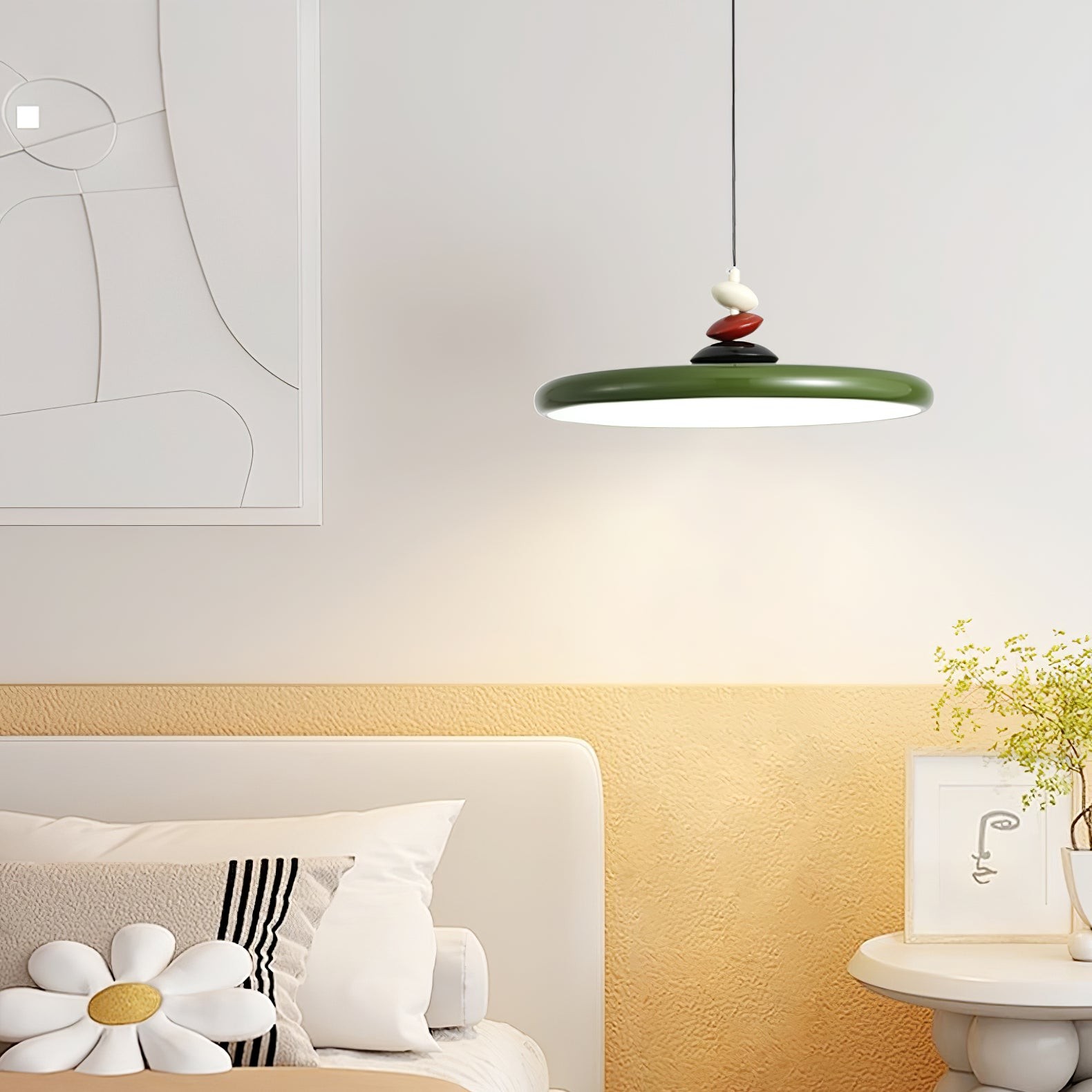 Nordic UFO Colorful LED Pendant Light K784