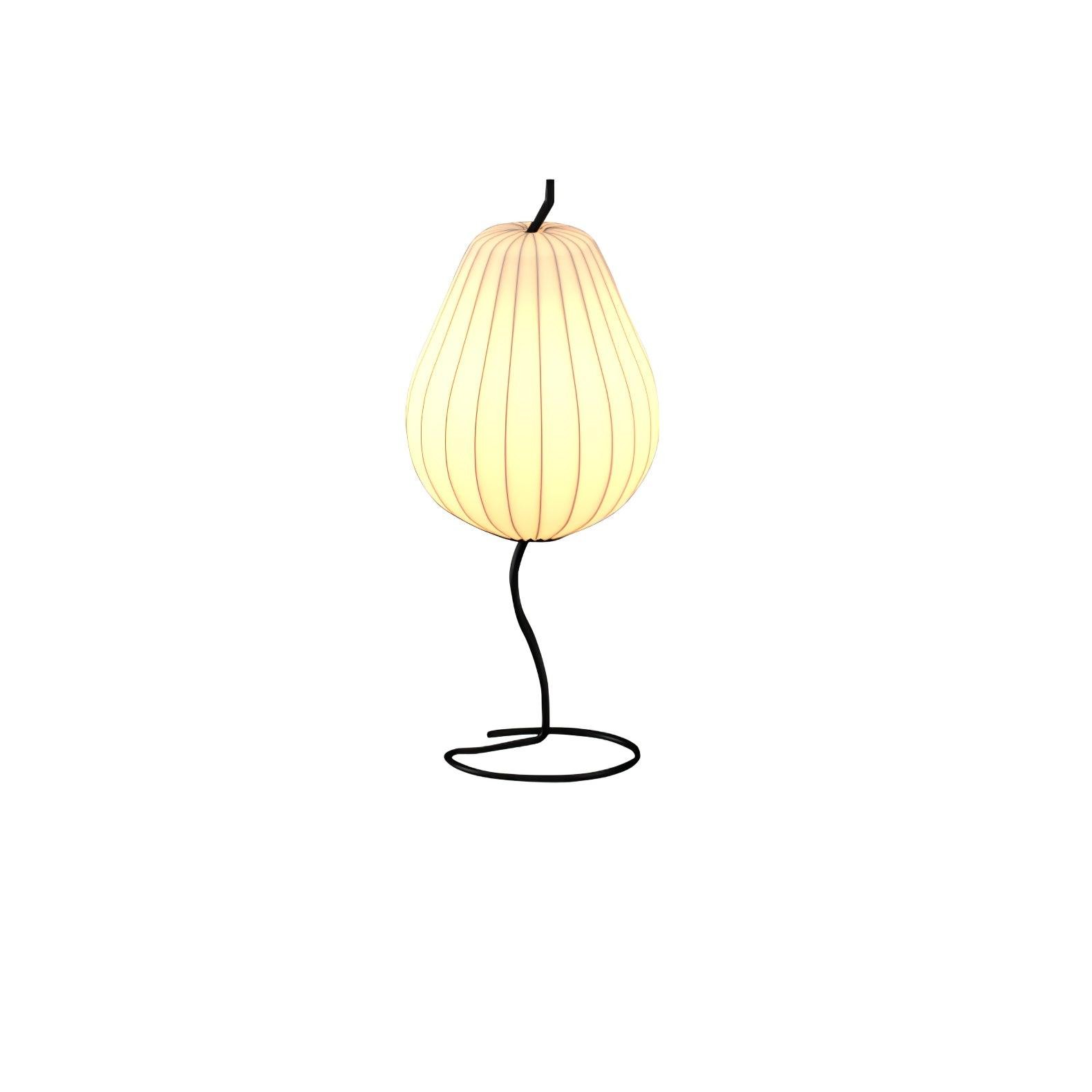 Pear-shaped Shite Floor Lamp Suitable For Living Room K581