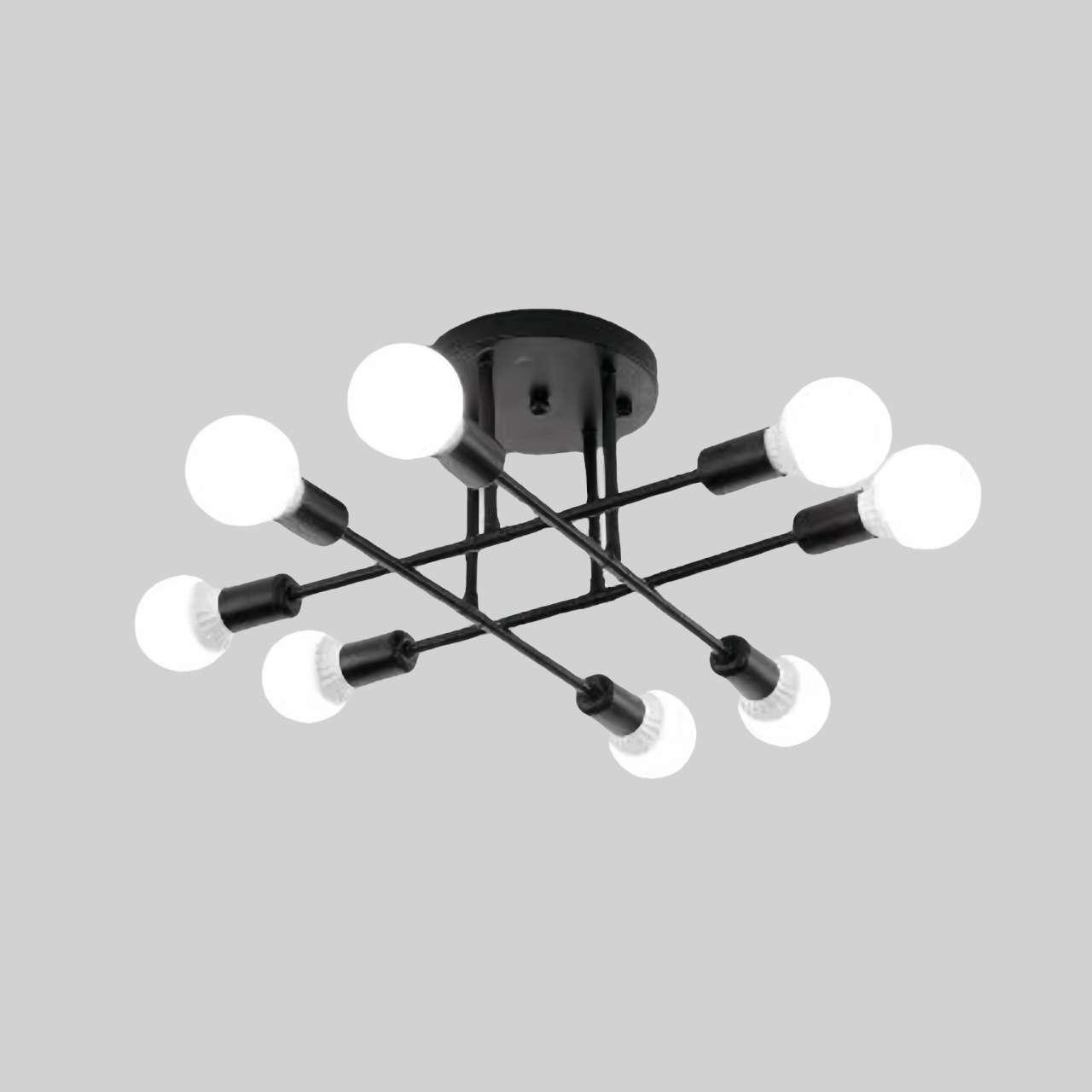Nordic Semi Flush Mount Sputnik Ceiling Lamp K115