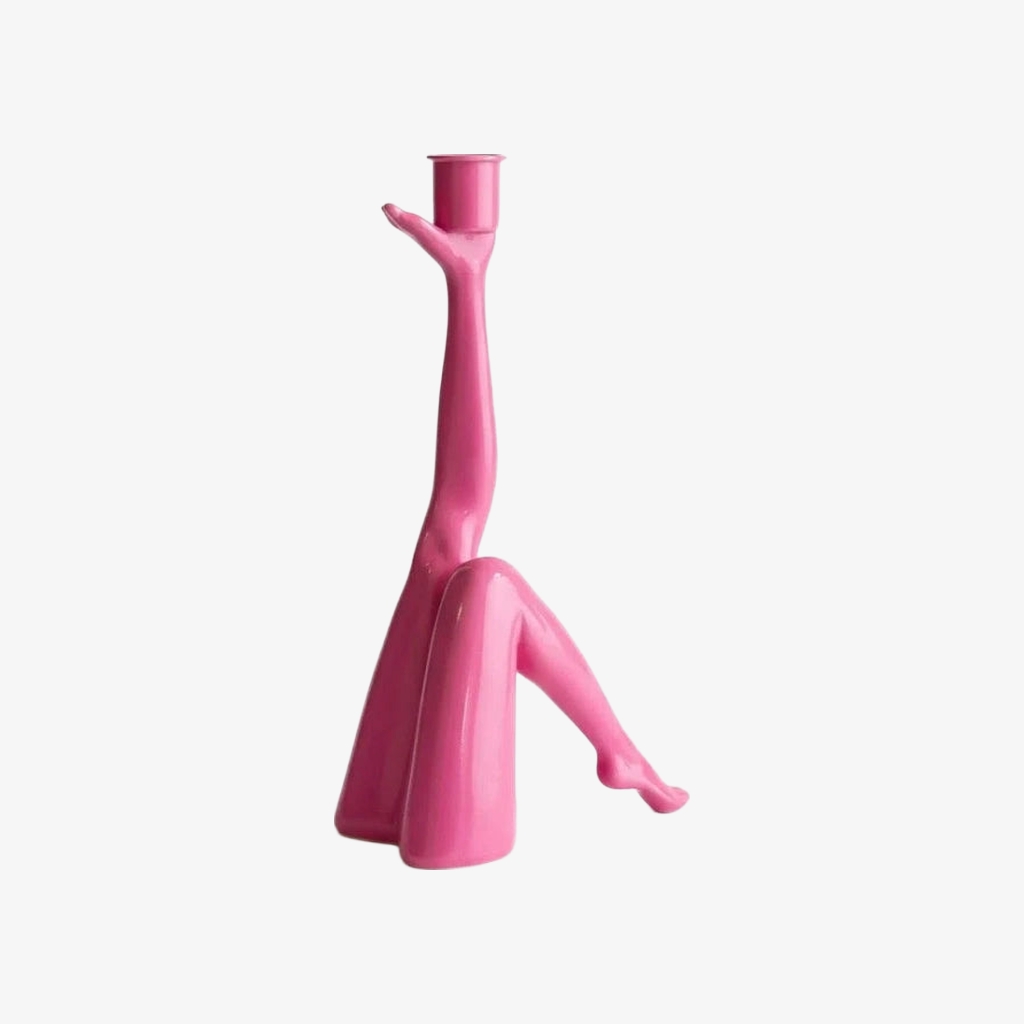 Kickra Sexy Legs Candle Holder - Modern Metal Base for Dining Table and Home Decor K2221