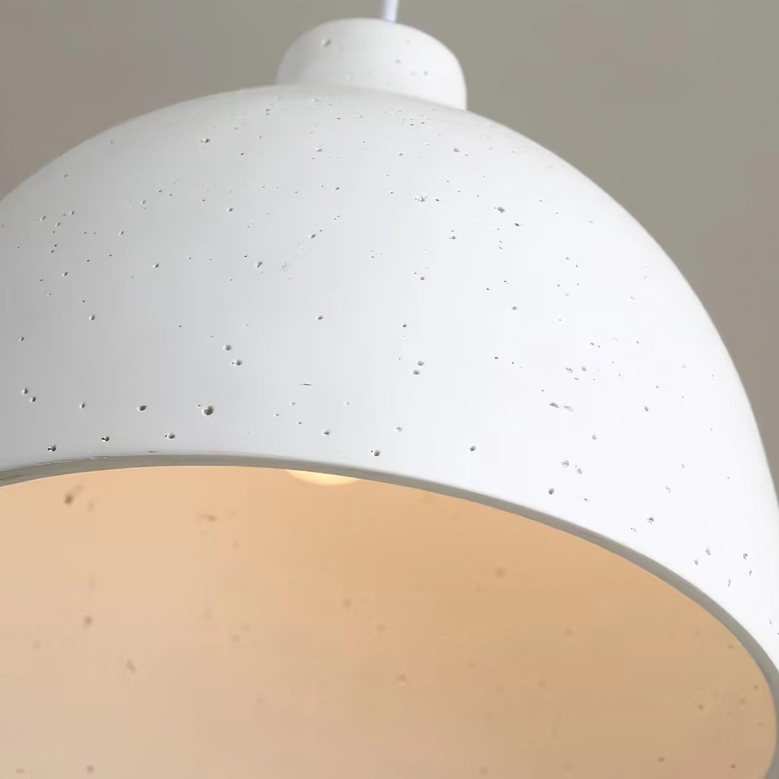 Modern Minimalist Industrial Resin Bowl LED Pendant Light K620