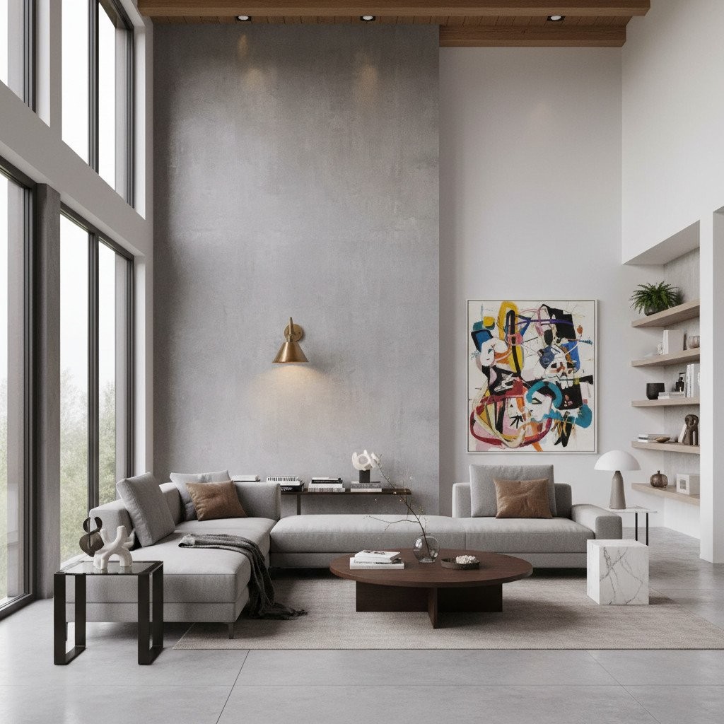 Narix Industrial Wall Sconce - Sleek Tapered Shape for Lounge and Dining Area K2120