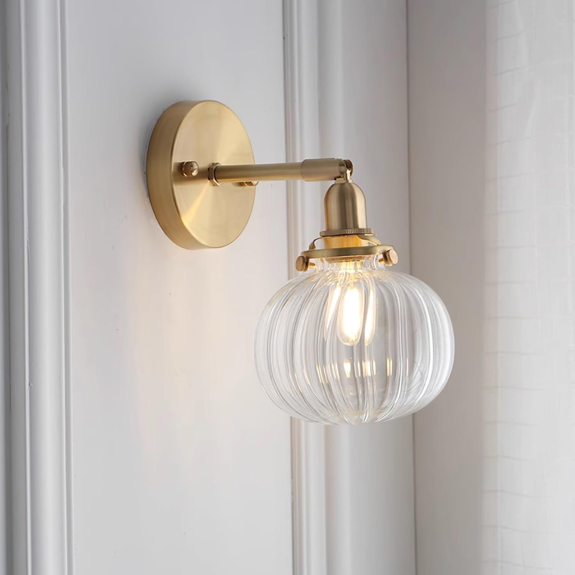 Simple Hallway Entrance Pumpkin Pattern Wall Lamp K636