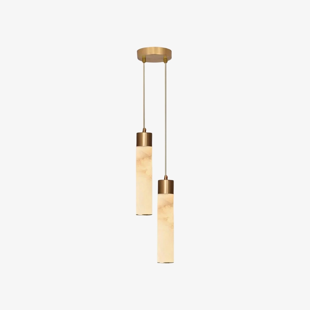 Solaryx Minimal Cylindrical Silhouette Pendant Light - Modern Style Lamp for Kitchen or Dining Room K2300