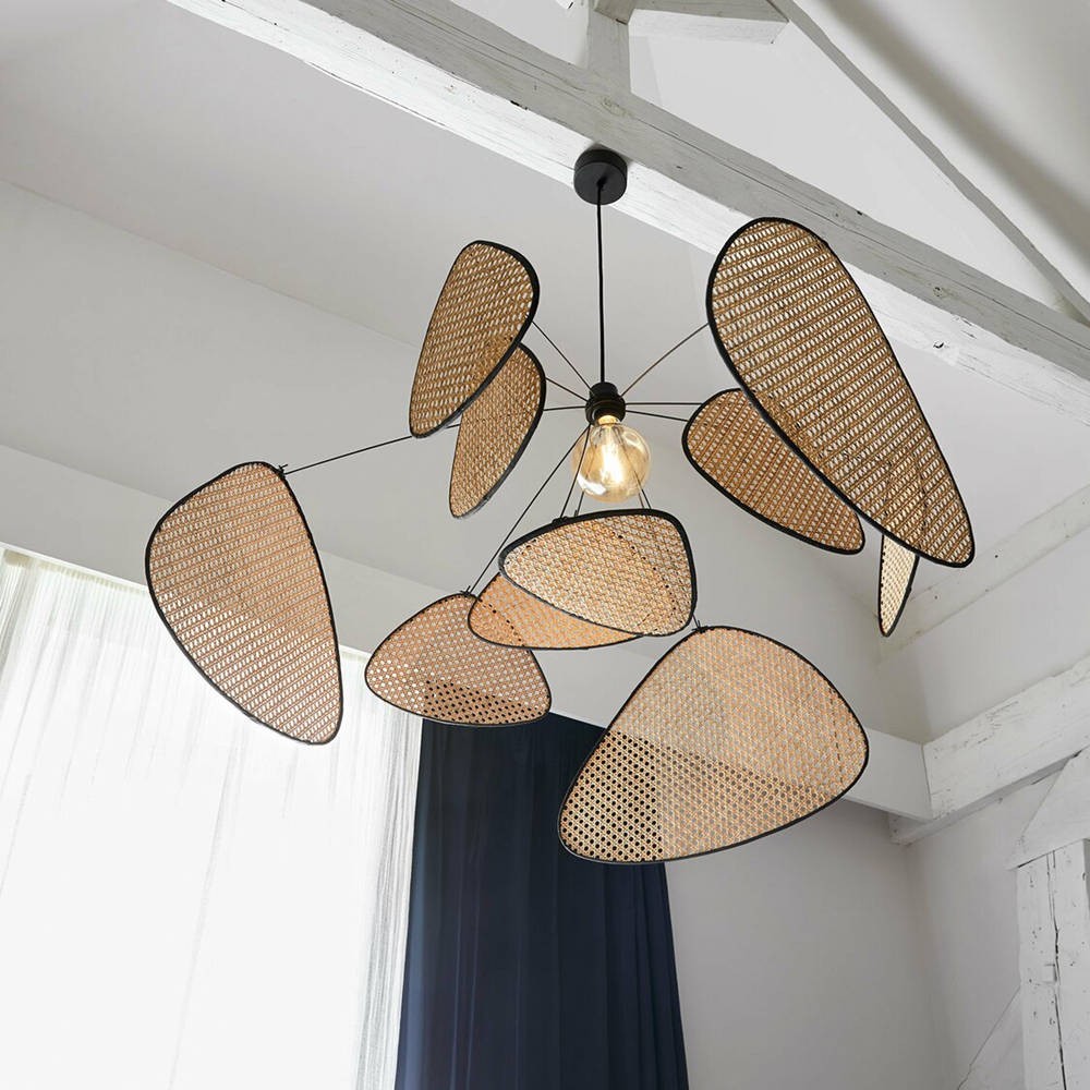 Screen Cannage Pendant Light - Boho Chic Wall Light for Dining Room