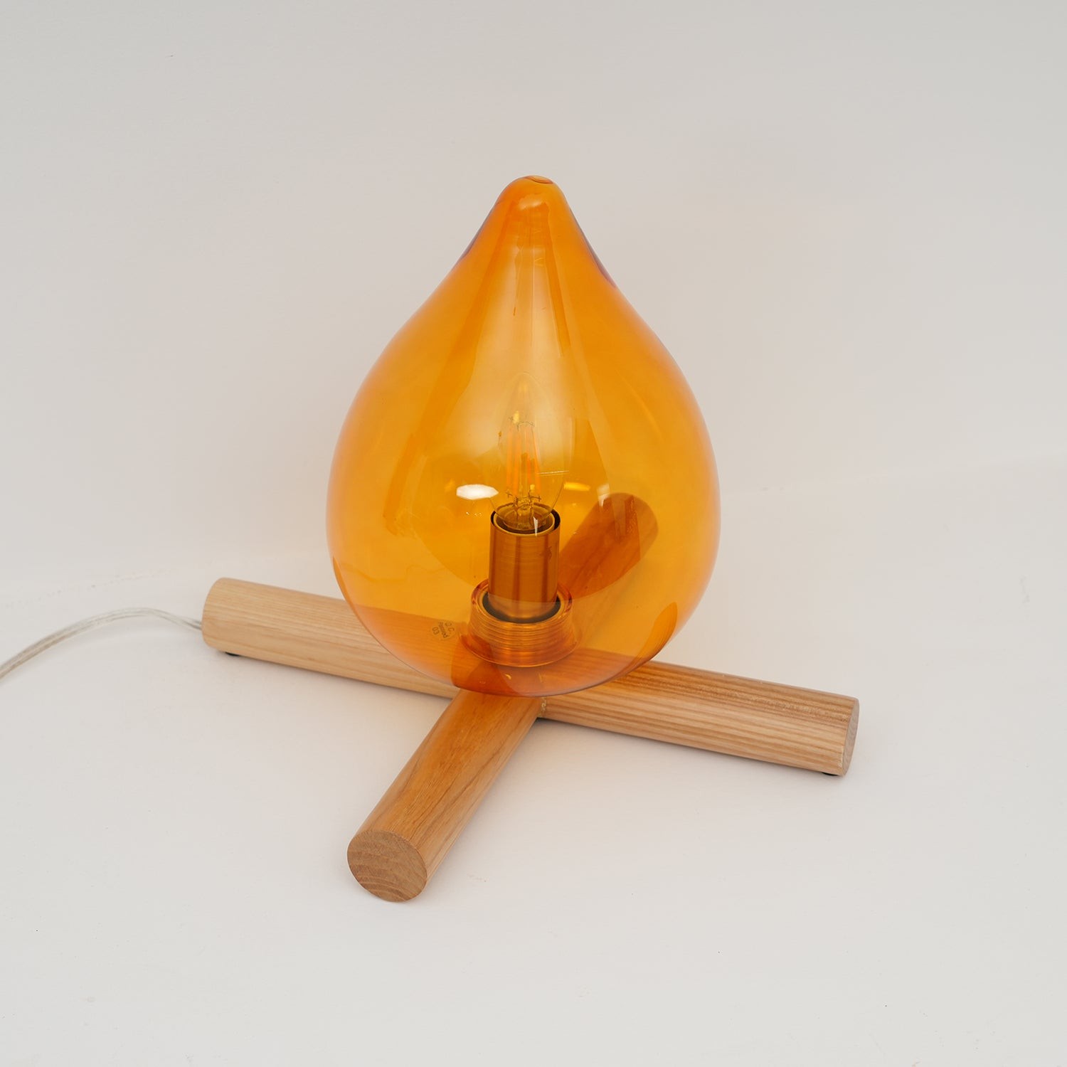 Funny Fire Shape Small Flame Table Lamp K381