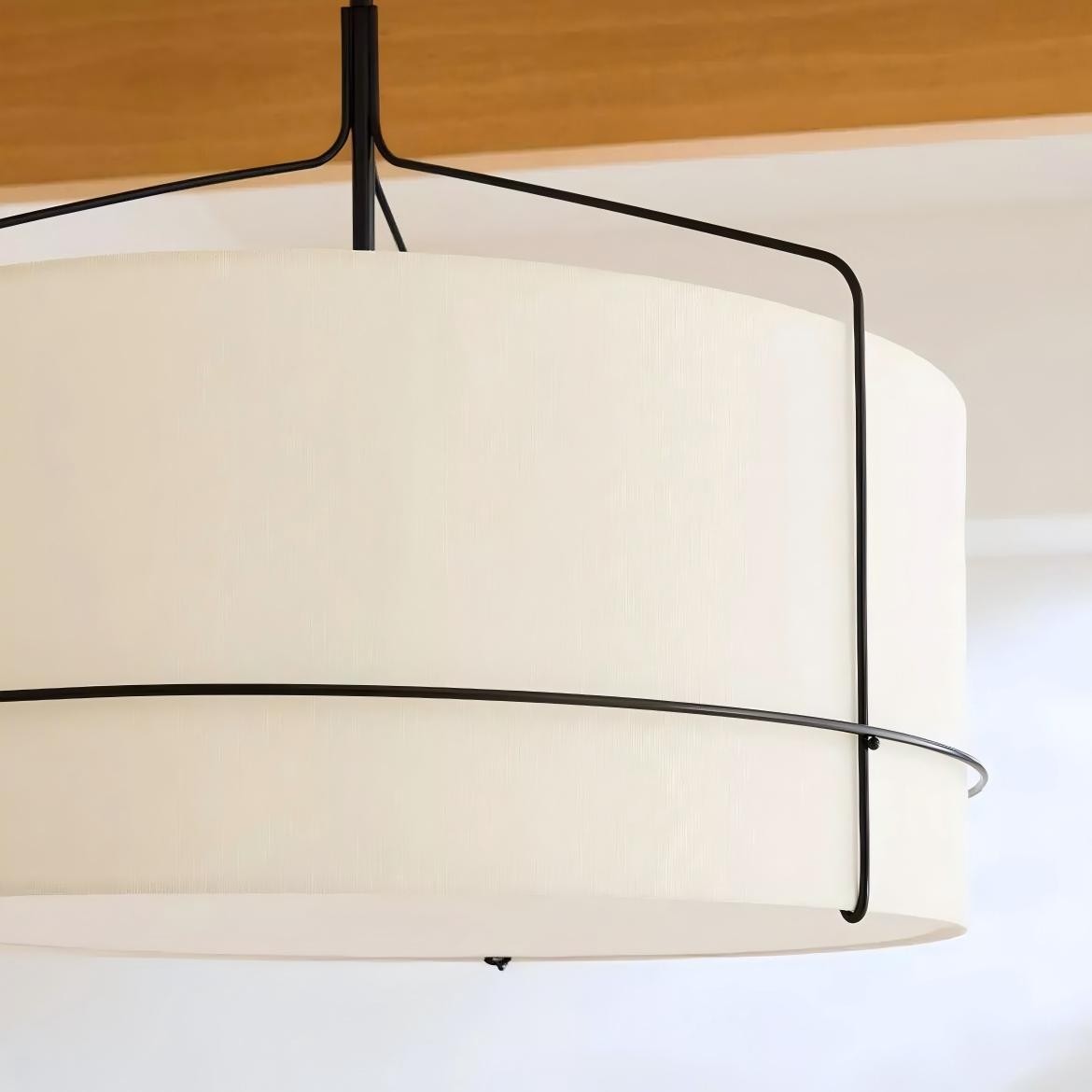 Horelia Pendant - Industrial Pendant Light with Dark Bronze Metal K1406