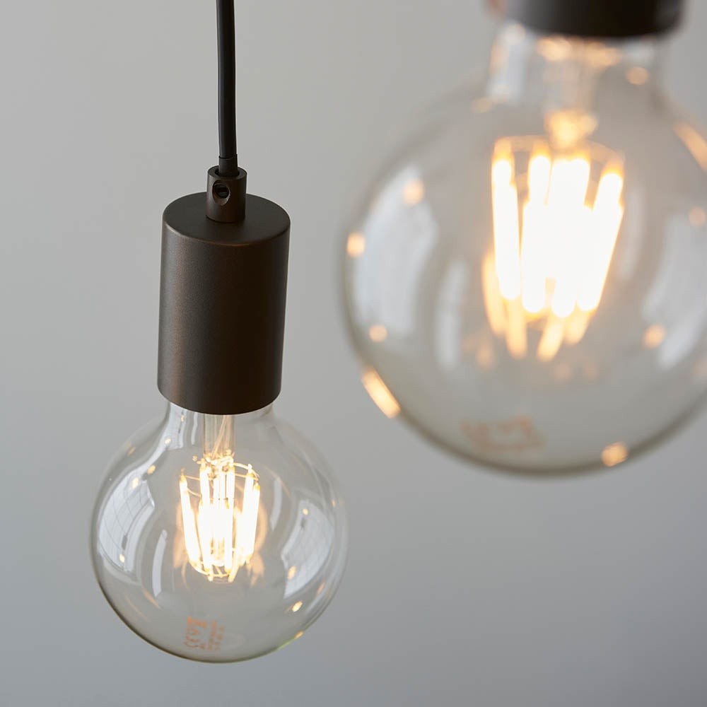 Vornix 6-Light Linear Pendant Light - Timber Beam Modern Industrial Fixture K1820