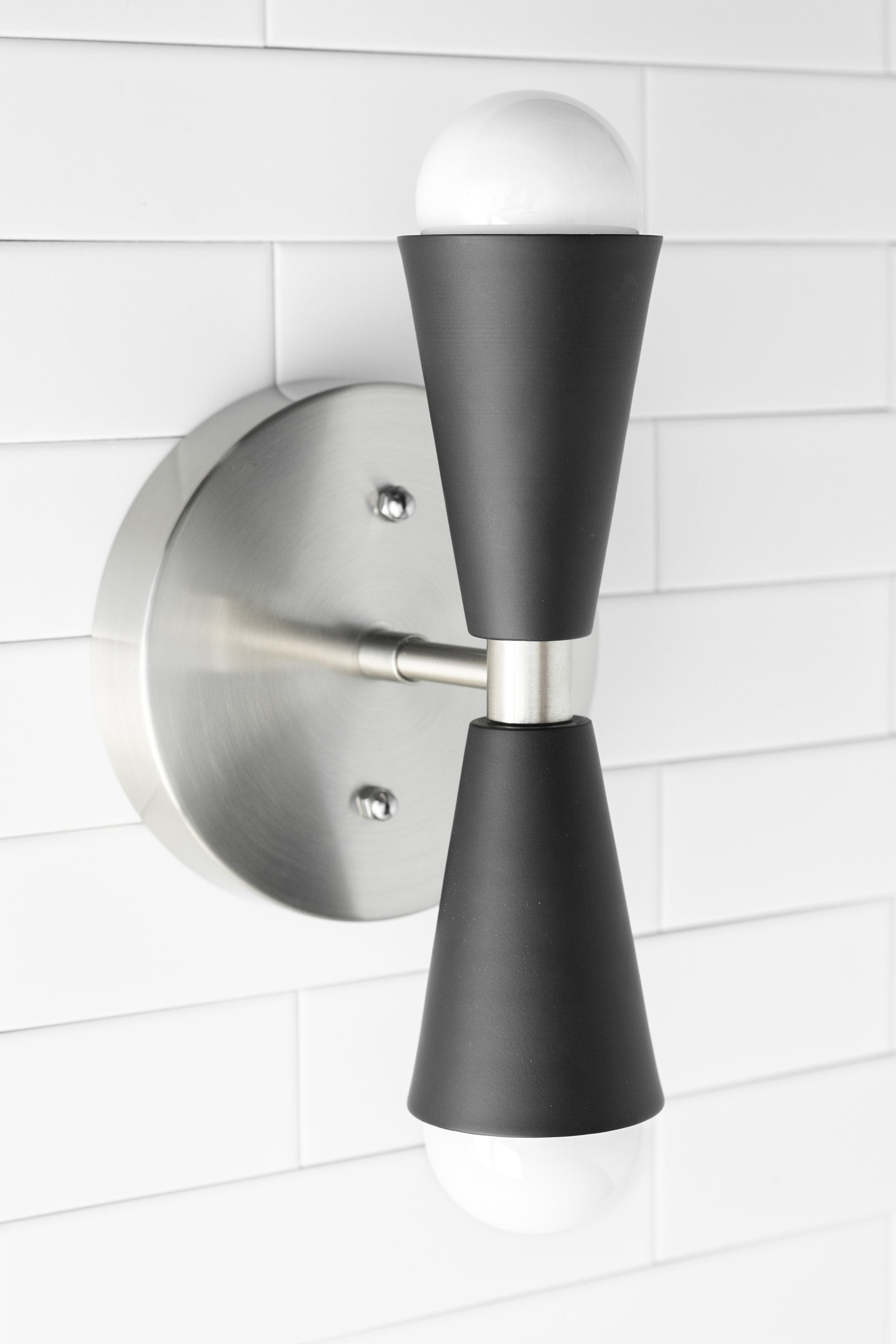 Pyralis Modern Style Metal Cone Wall Sconce - Stylish Lighting for Vanity K1479
