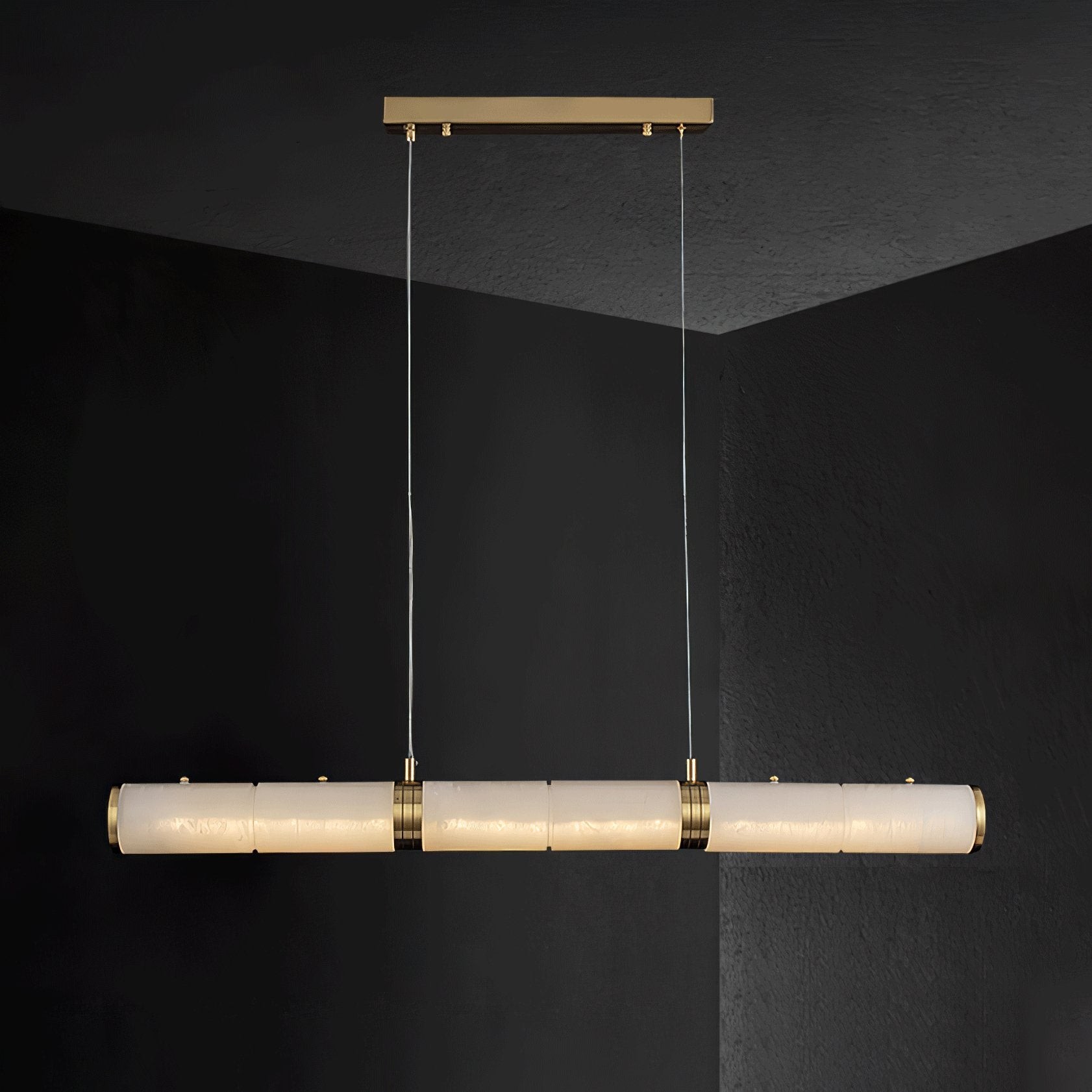 Luxurious Alabaster Beam Pendant Light K224