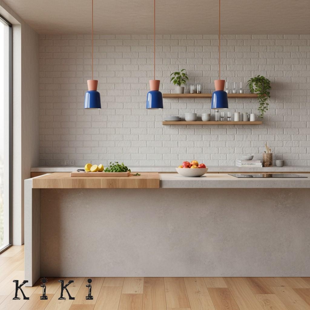 Chromara Retro Modern Colorful Bowl Pendant Light - Kitchen Island Decorative Lighting K2329