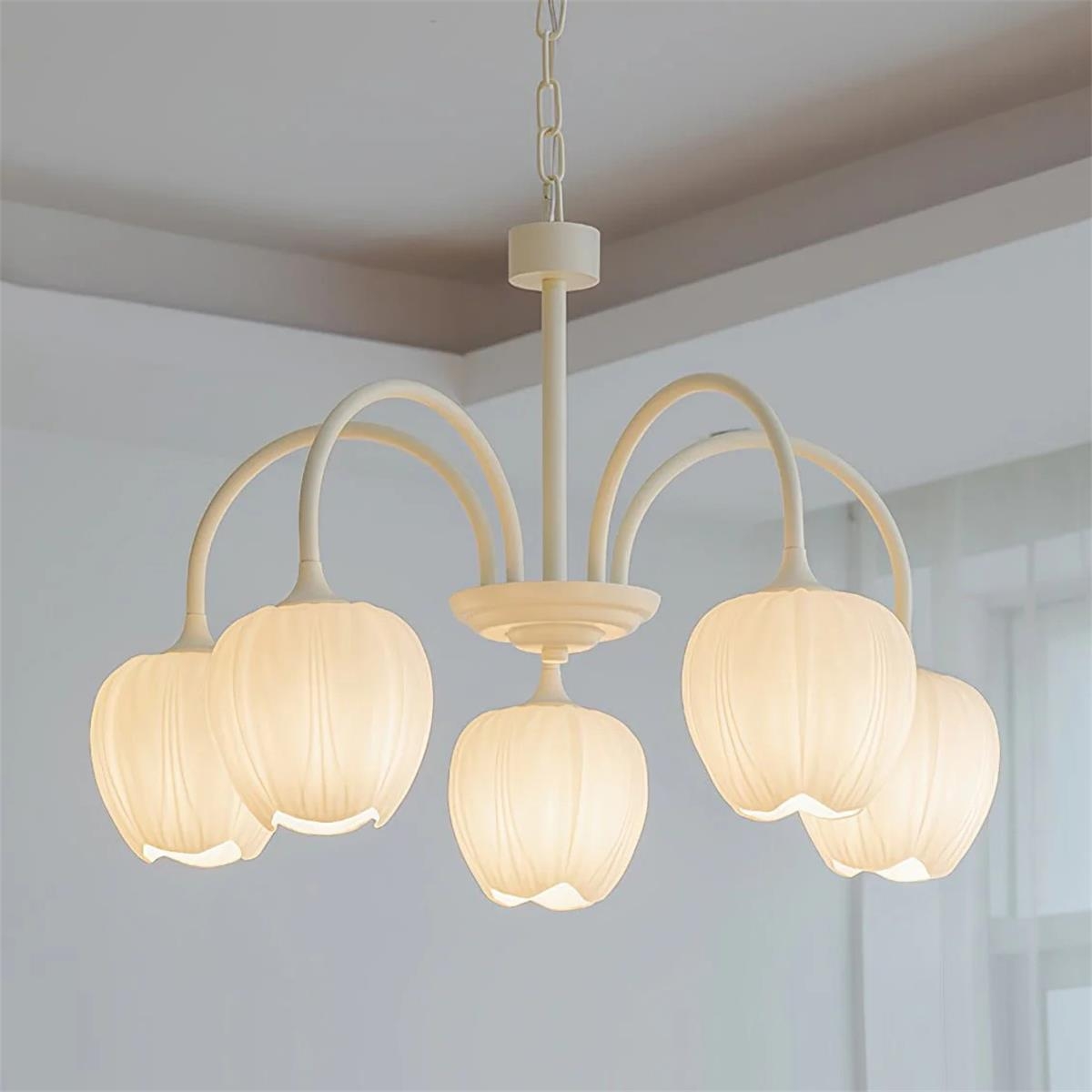 Tulip Matcha Chandelier D364