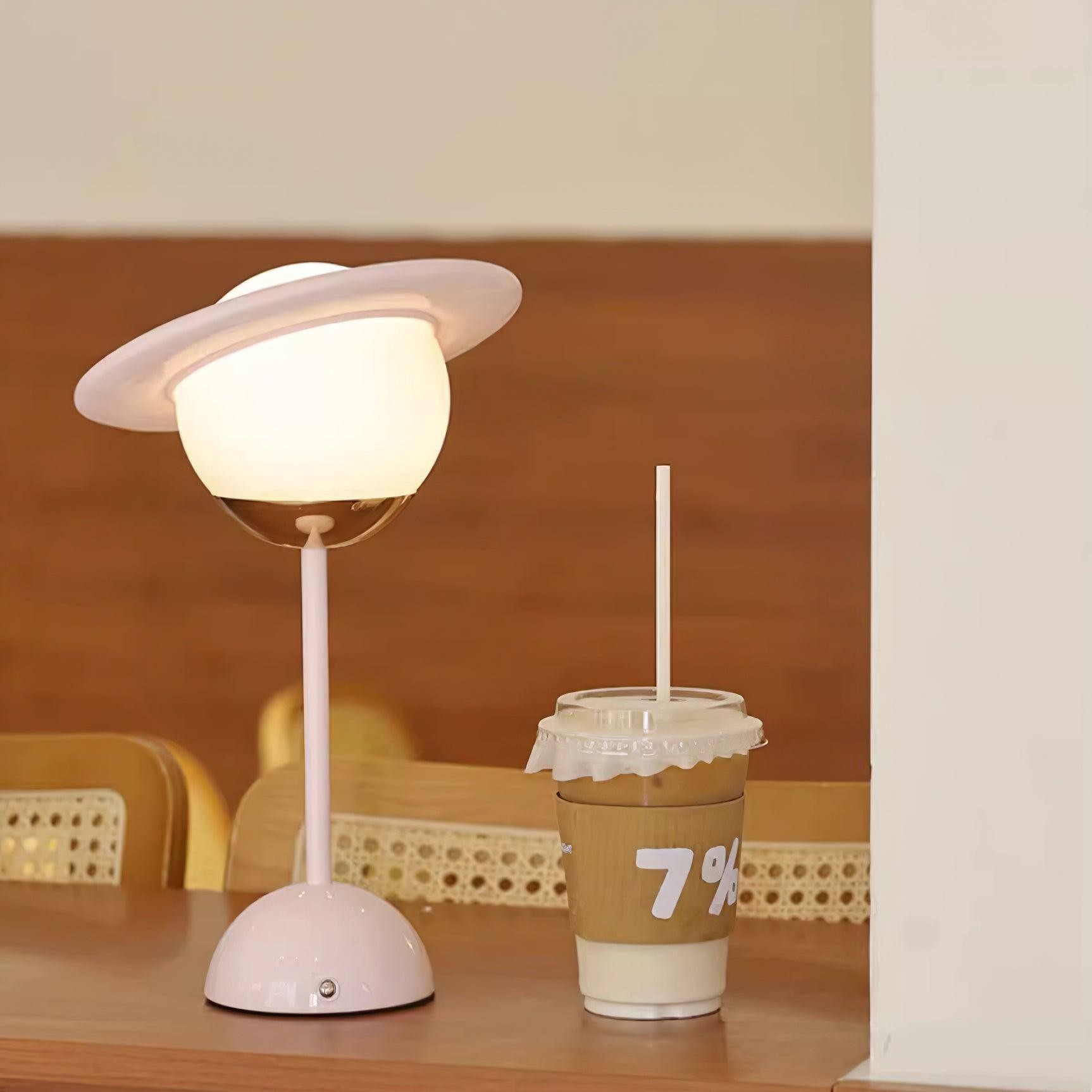 Creative Saturn Planet Table Lamp for Bedroom K657