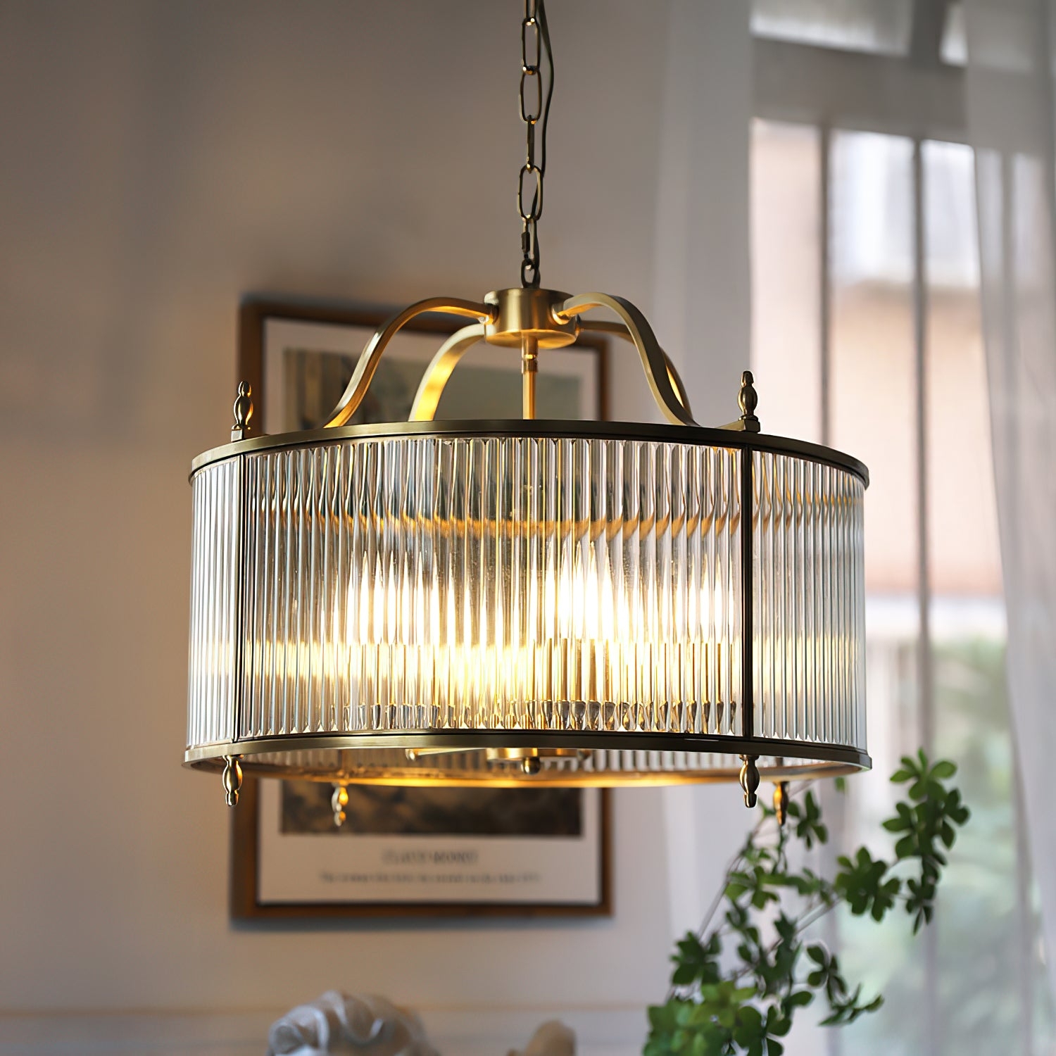 Lambeth Glass Chandelier D701