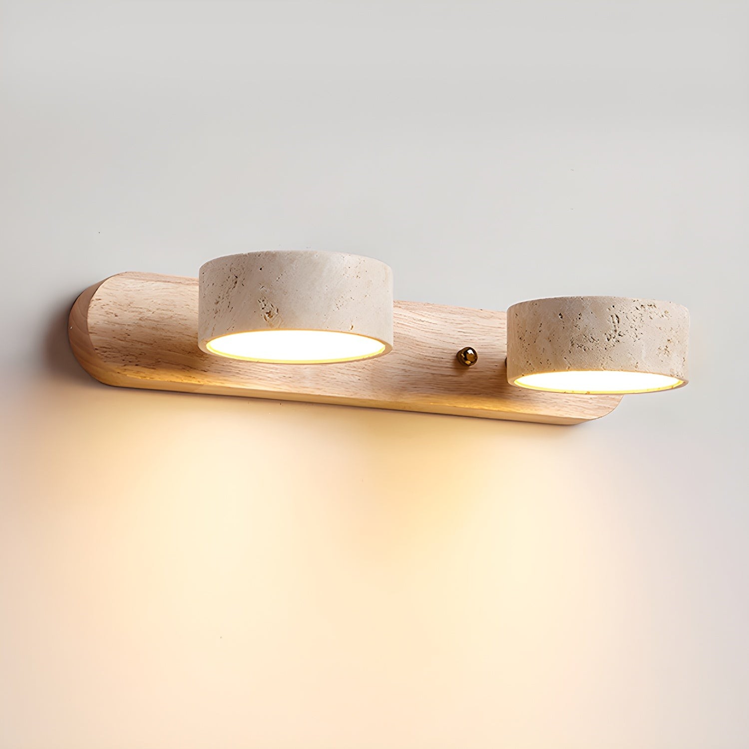 Travellia Scandinavian Travertine Vanity Wall Light K902