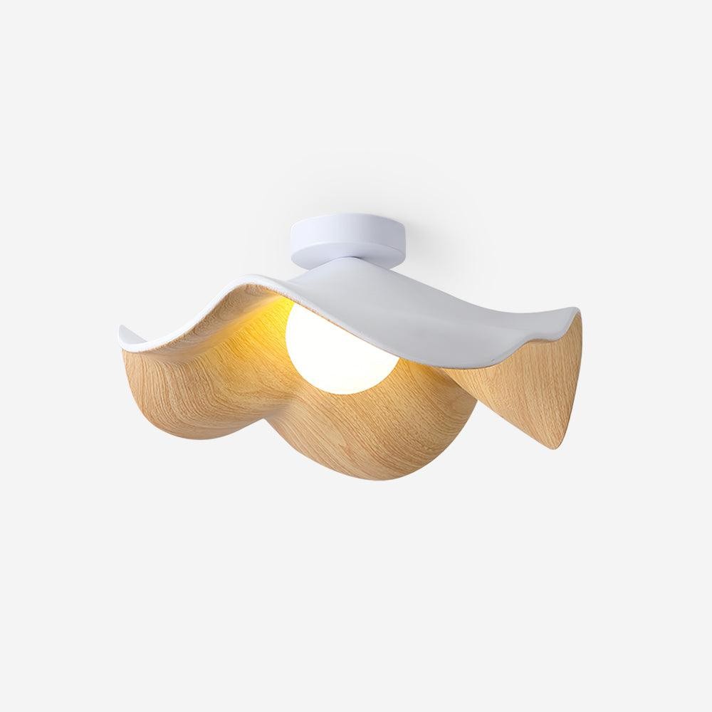 New Modern Simple Walnut Grain Ceiling Light K300
